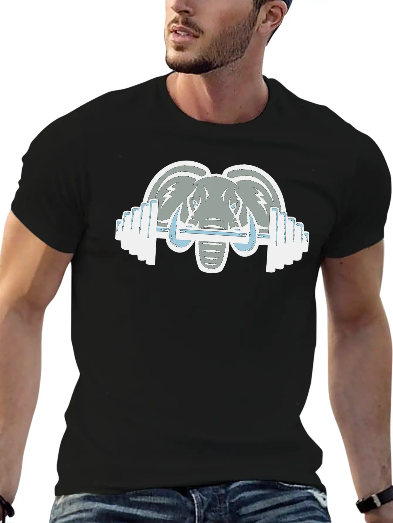 Strong Elephant Essential Cotton Tee For Daily Outfits ¨C Unisex Style