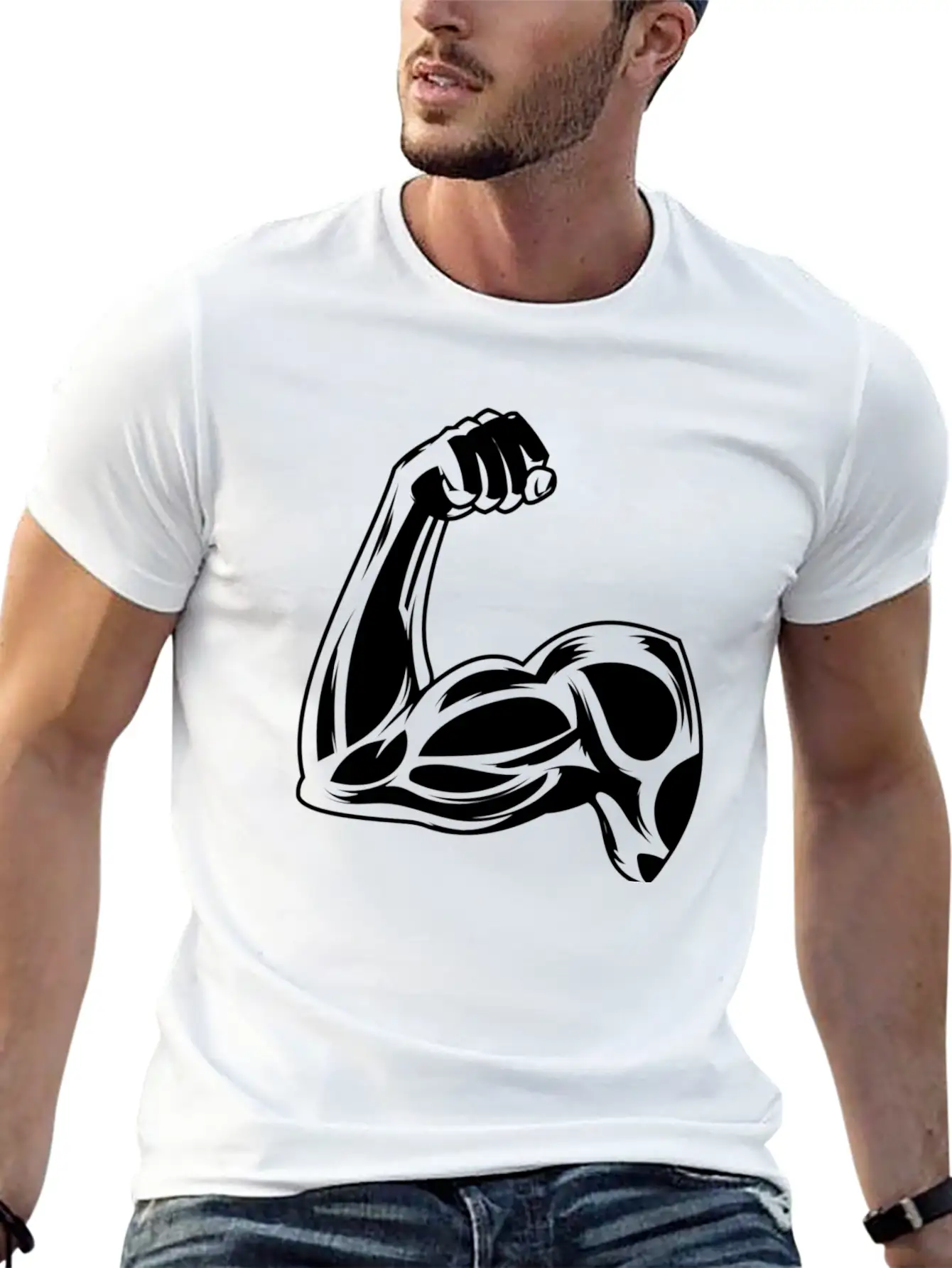 Strong, ? Essential Cotton Tee For Daily Outfits ¨C Unisex Style