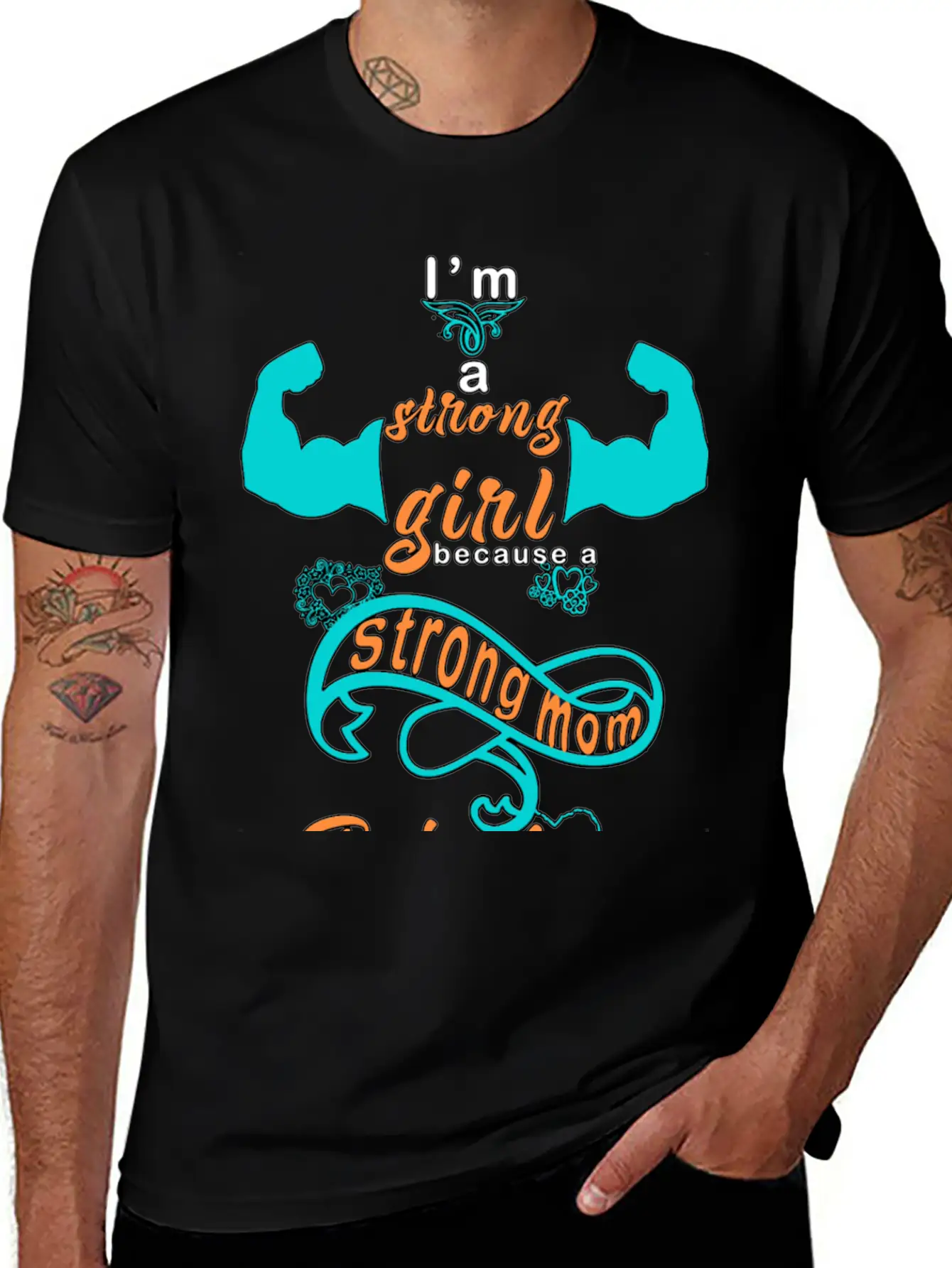 Strong Girl By A Strong Mom Soft Cotton Short Sleeve Tee ¨C Unisex Wardrobe Staple