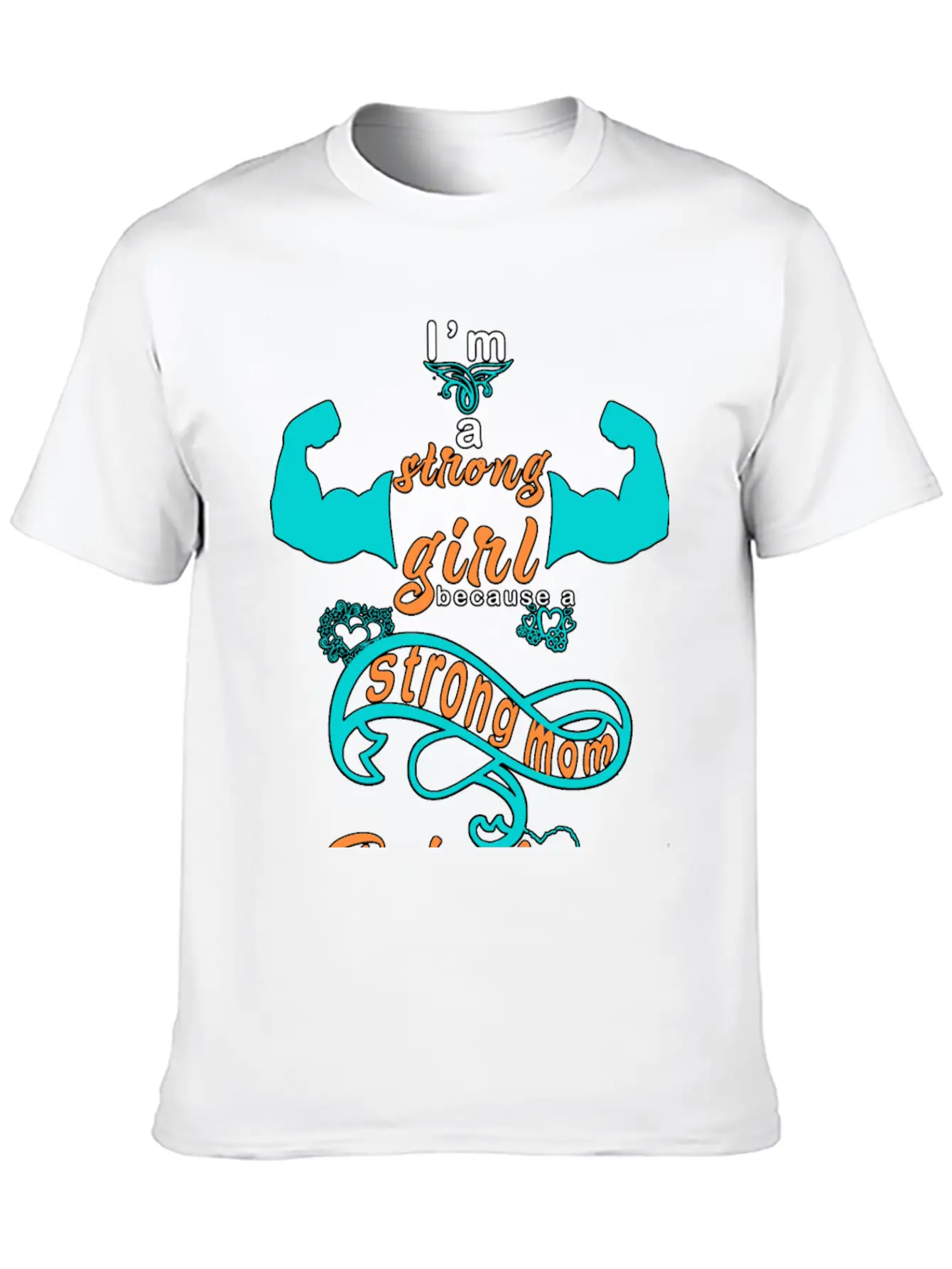 Strong Girl By A Strong Mom Soft Cotton Short Sleeve Tee ¨C Unisex Wardrobe Staple