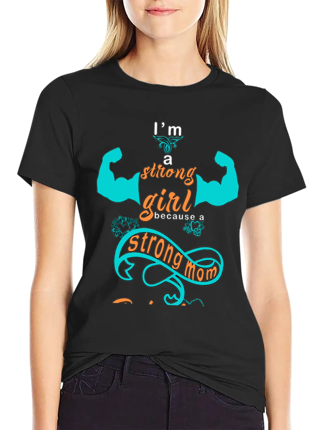 Strong Girl By A Strong Mom Soft Cotton Short Sleeve Tee ¨C Unisex Wardrobe Staple