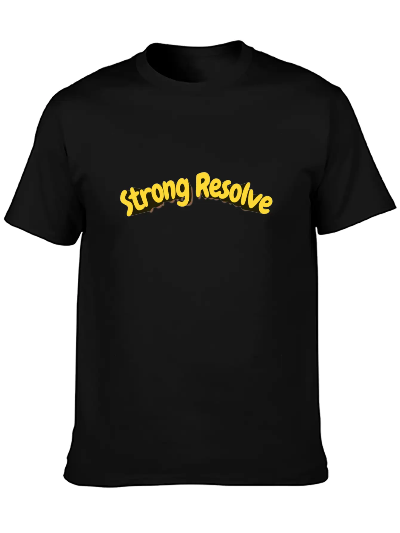 Strong Resolve Basic Graphic T-Shirt ¨C Daily Comfort In Soft Cotton