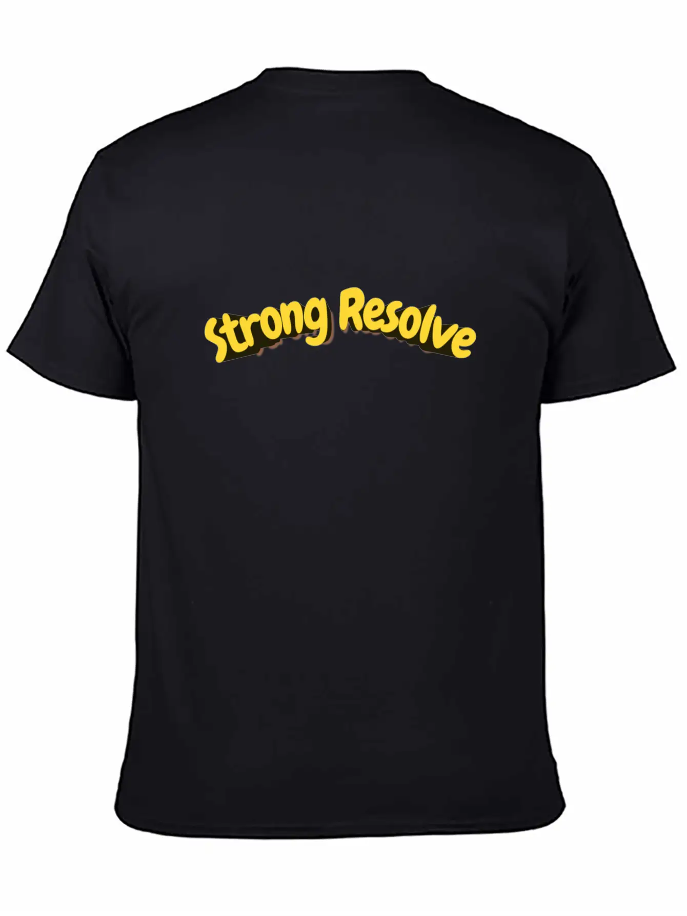 Strong Resolve Basic Graphic T-Shirt ¨C Daily Comfort In Soft Cotton