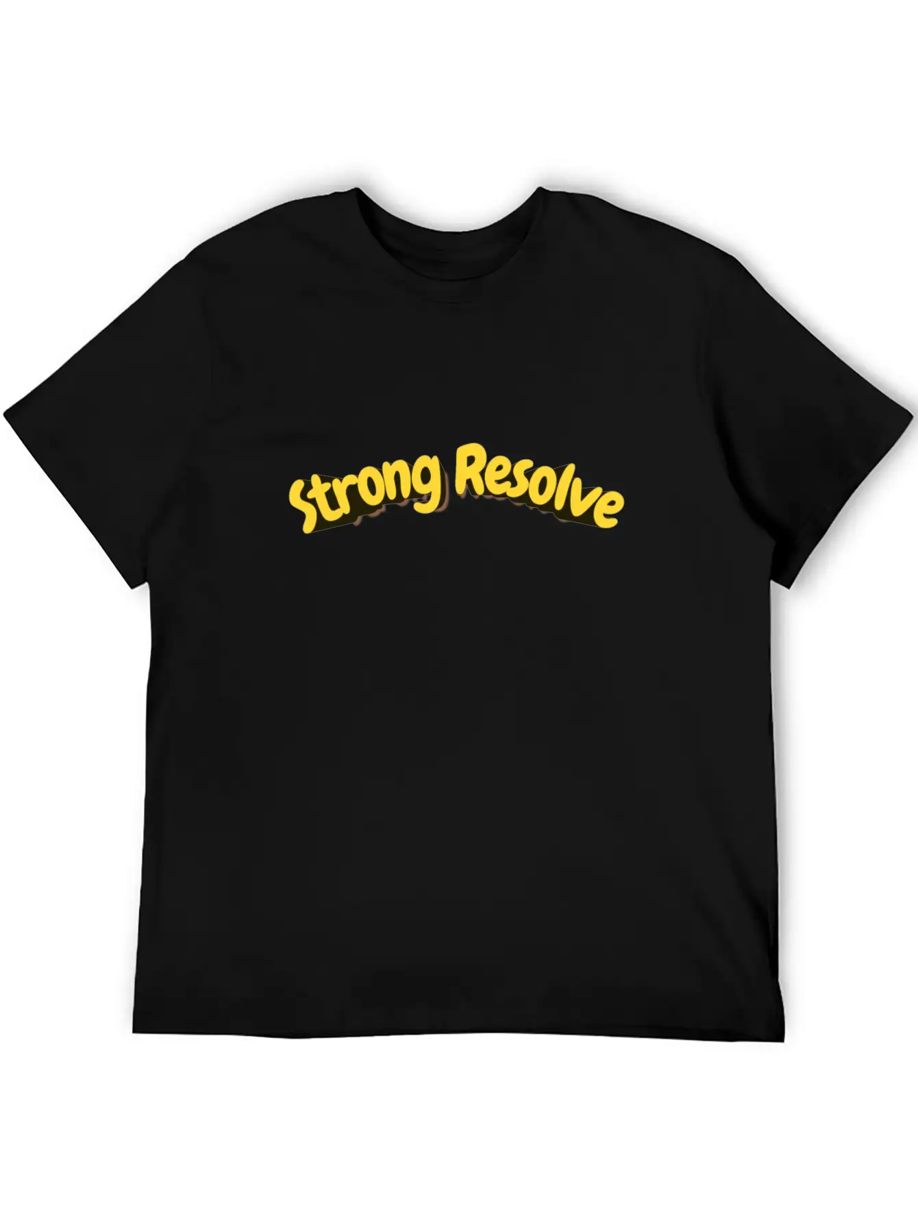 Strong Resolve Basic Graphic T-Shirt ¨C Daily Comfort In Soft Cotton