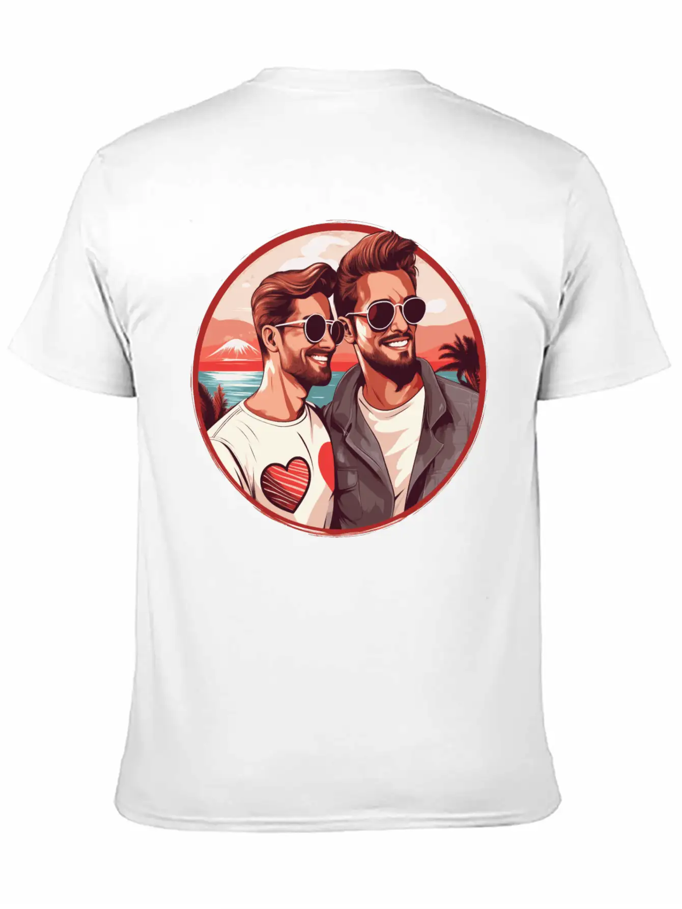 Stylish LGBT Gay Valentines Outfit Idea For Gays Essential Cotton Tee For Daily Outfits ¨C Unisex Style