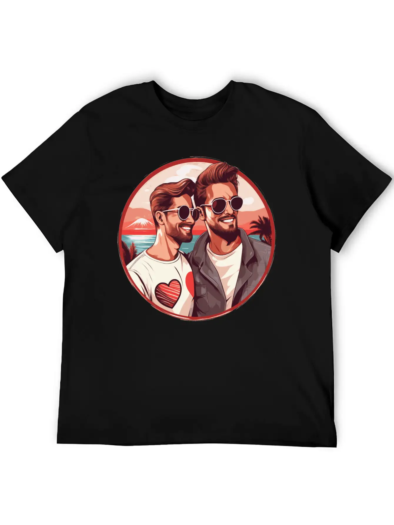 Stylish LGBT Gay Valentines Outfit Idea For Gays Essential Cotton Tee For Daily Outfits ¨C Unisex Style
