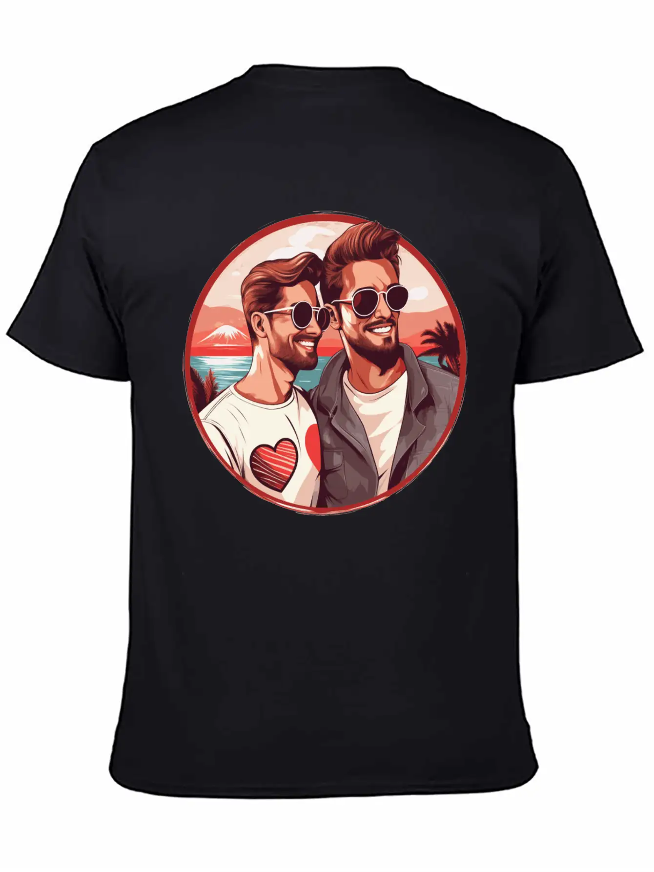 Stylish LGBT Gay Valentines Outfit Idea For Gays Essential Cotton Tee For Daily Outfits ¨C Unisex Style