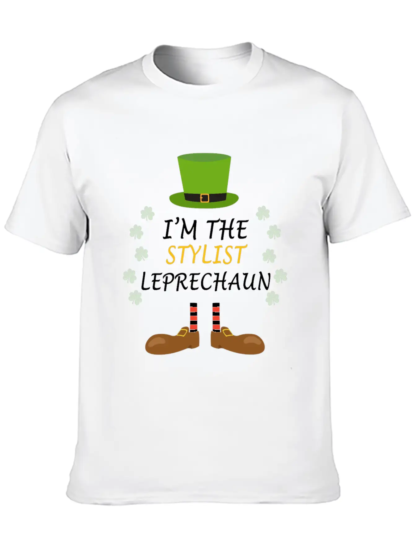 Stylist Leprechaun St Patricks Day Outfit Costume Soft Cotton Short Sleeve Tee ¨C Unisex Wardrobe Staple