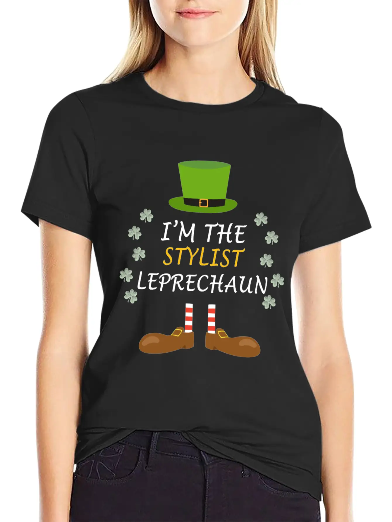 Stylist Leprechaun St Patricks Day Outfit Costume Soft Cotton Short Sleeve Tee ¨C Unisex Wardrobe Staple