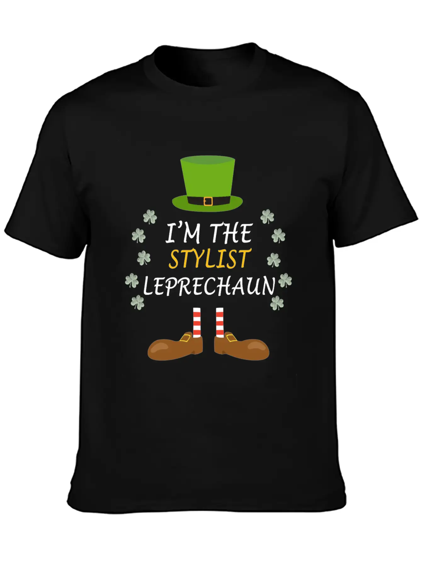 Stylist Leprechaun St Patricks Day Outfit Costume Soft Cotton Short Sleeve Tee ¨C Unisex Wardrobe Staple