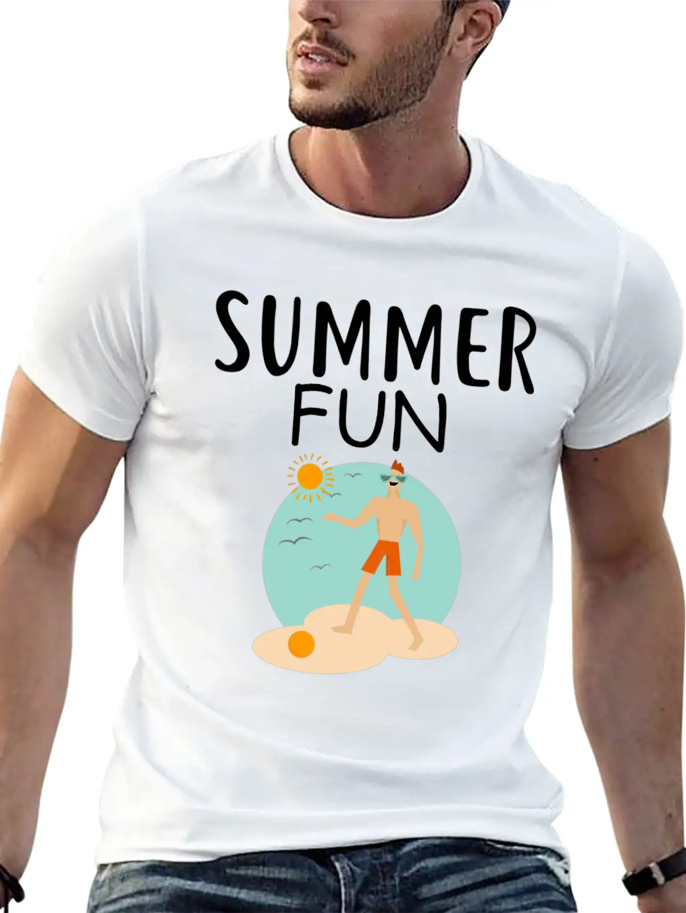 Summer Fun Essential Cotton Tee For Daily Outfits ¨C Unisex Style