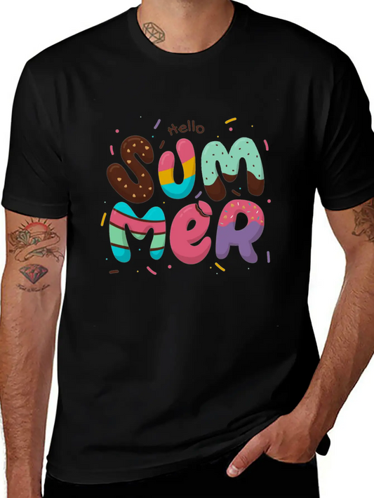 Summer Unisex Casual T-Shirt ¨C Clean Design For Daily Comfort
