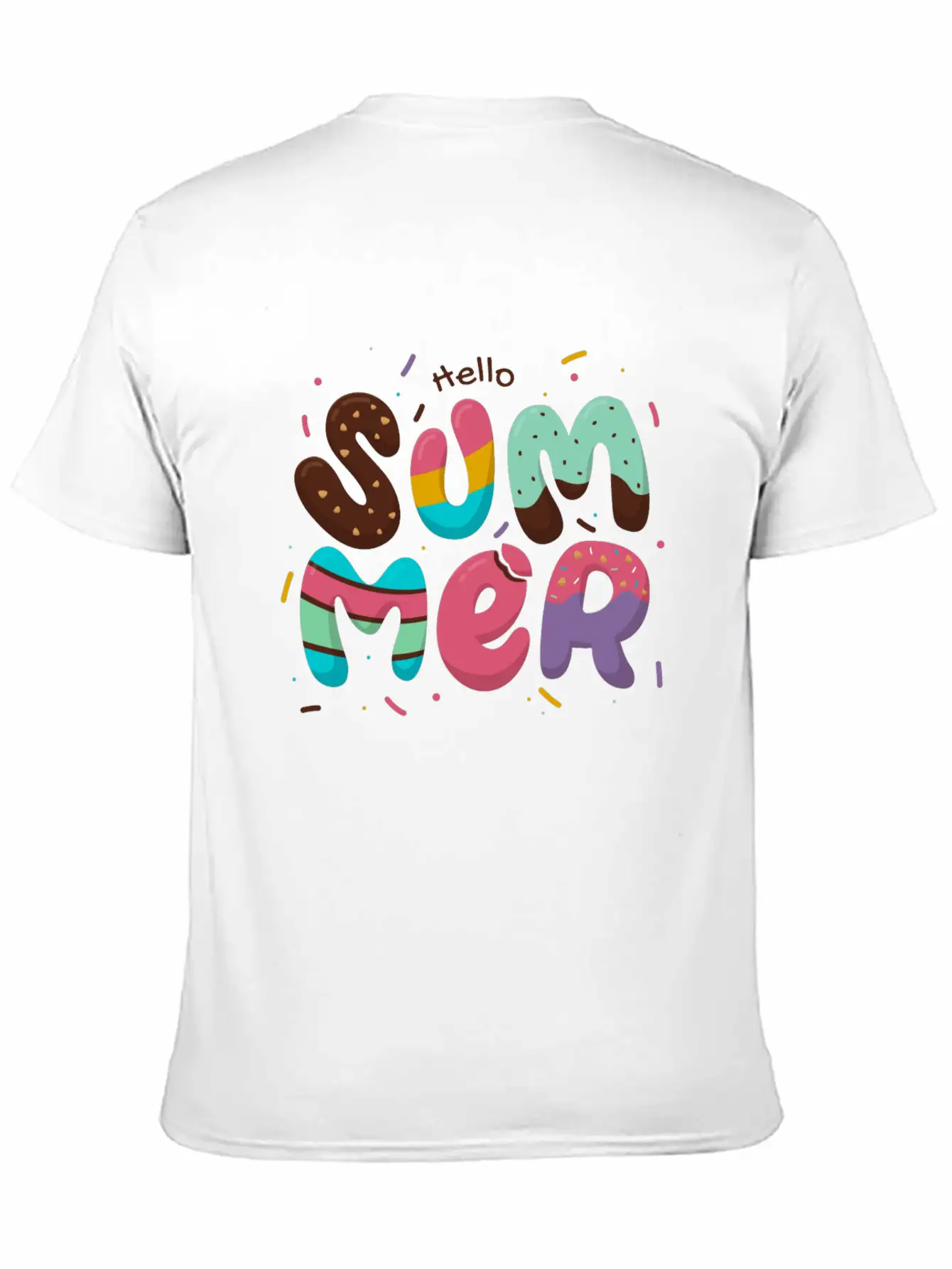 Summer Unisex Casual T-Shirt ¨C Clean Design For Daily Comfort
