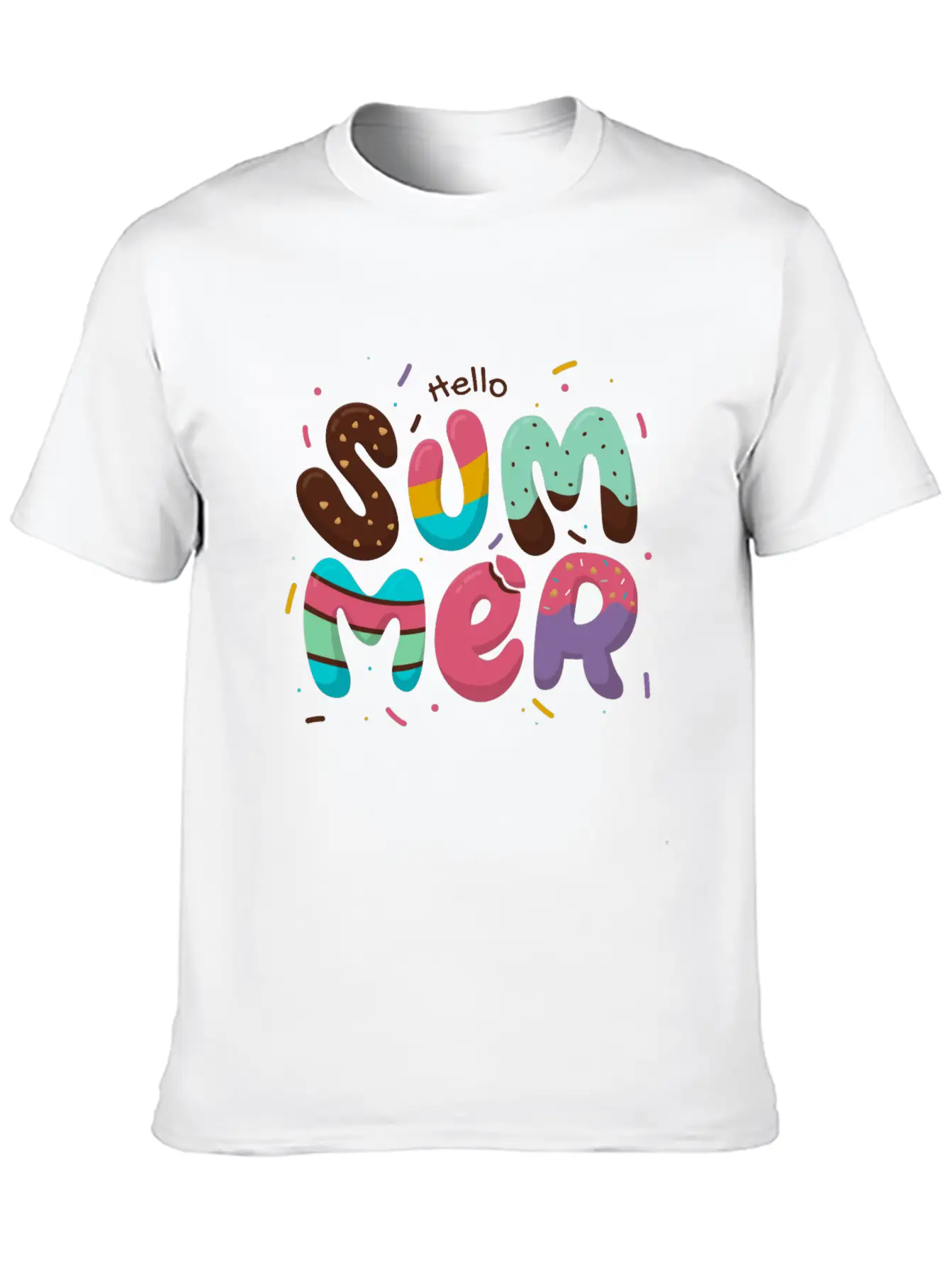 Summer Unisex Casual T-Shirt ¨C Clean Design For Daily Comfort