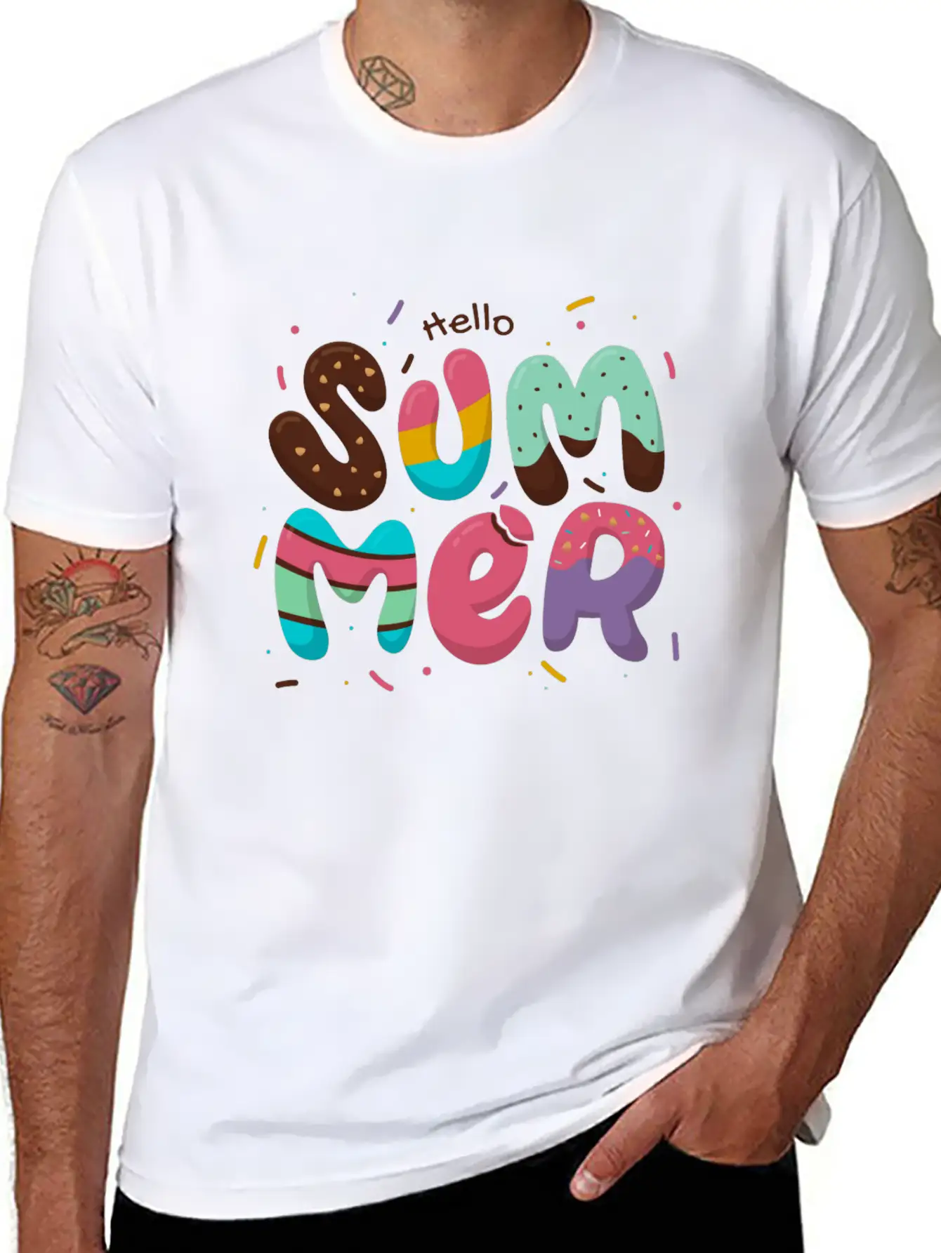 Summer Unisex Casual T-Shirt ¨C Clean Design For Daily Comfort