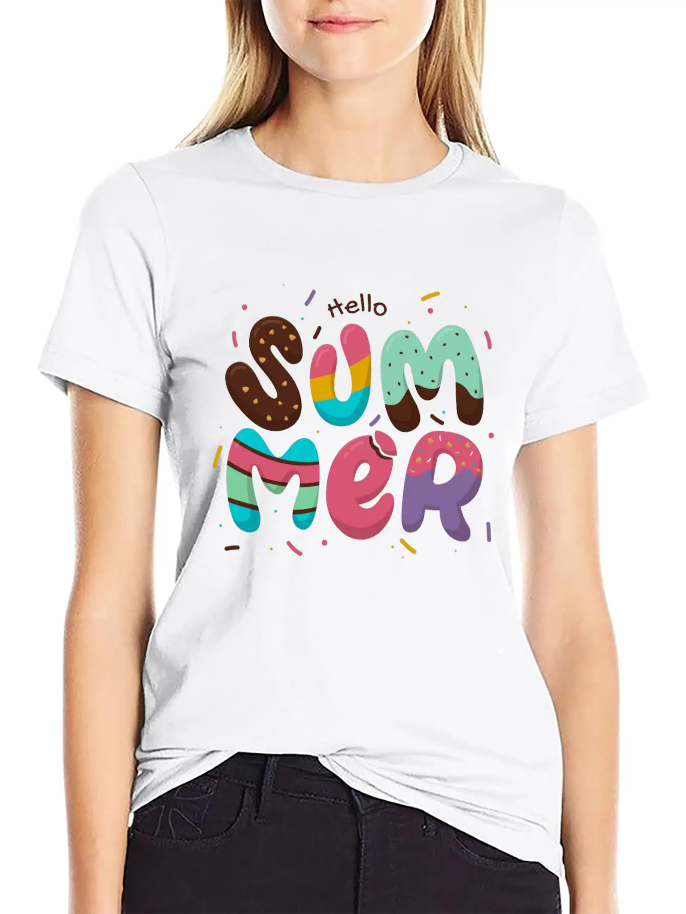 Summer Unisex Casual T-Shirt ¨C Clean Design For Daily Comfort