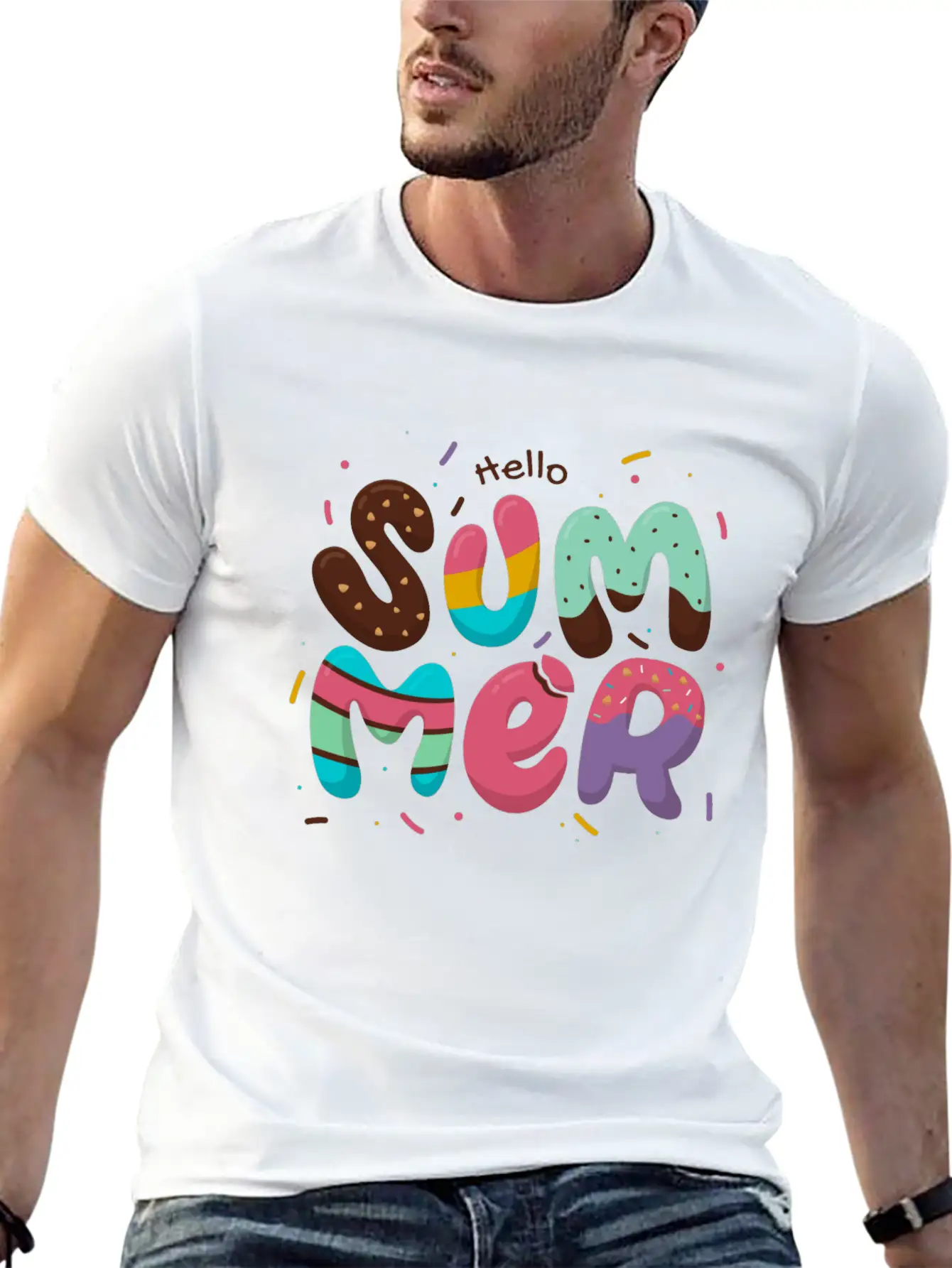 Summer Unisex Casual T-Shirt ¨C Clean Design For Daily Comfort