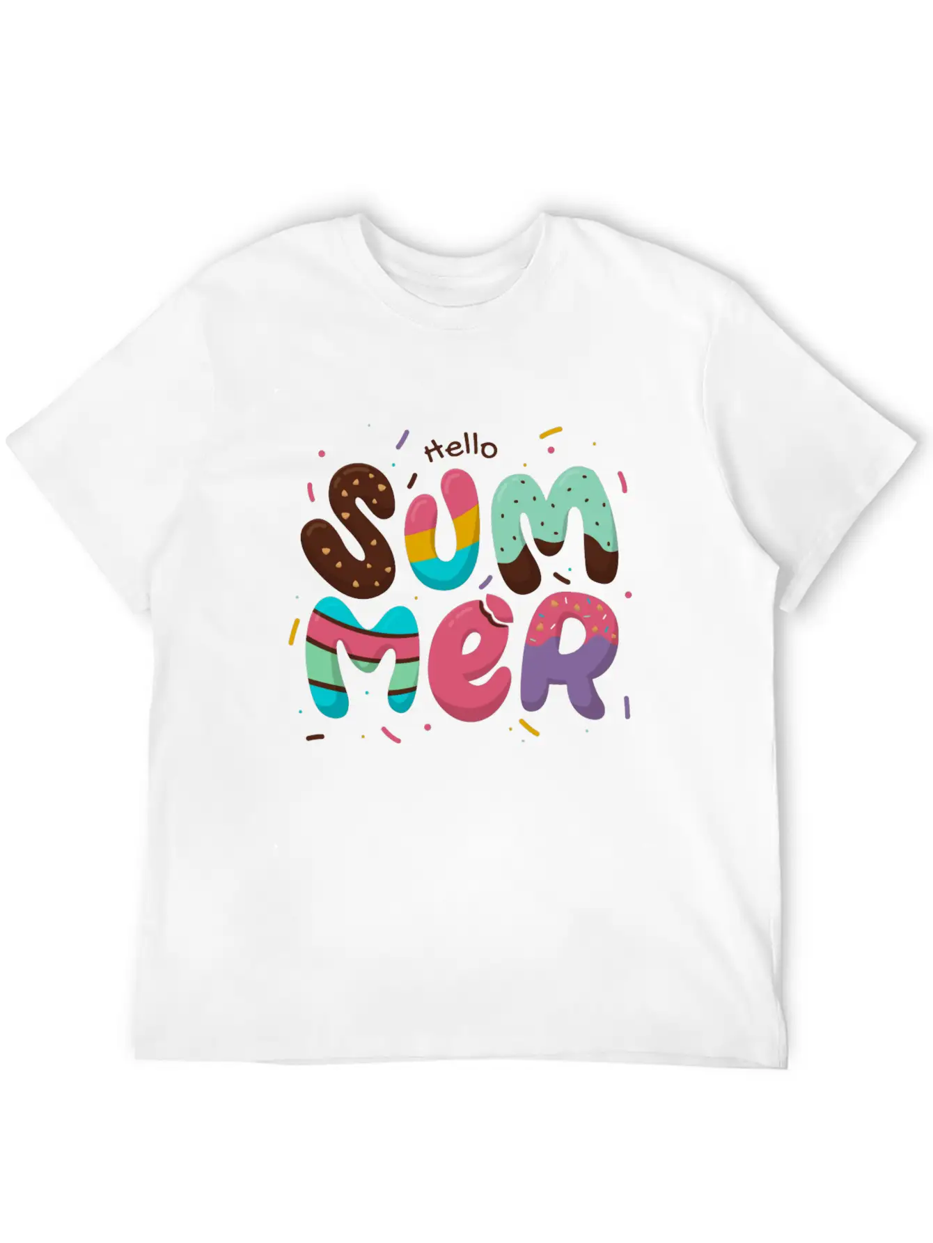 Summer Unisex Casual T-Shirt ¨C Clean Design For Daily Comfort