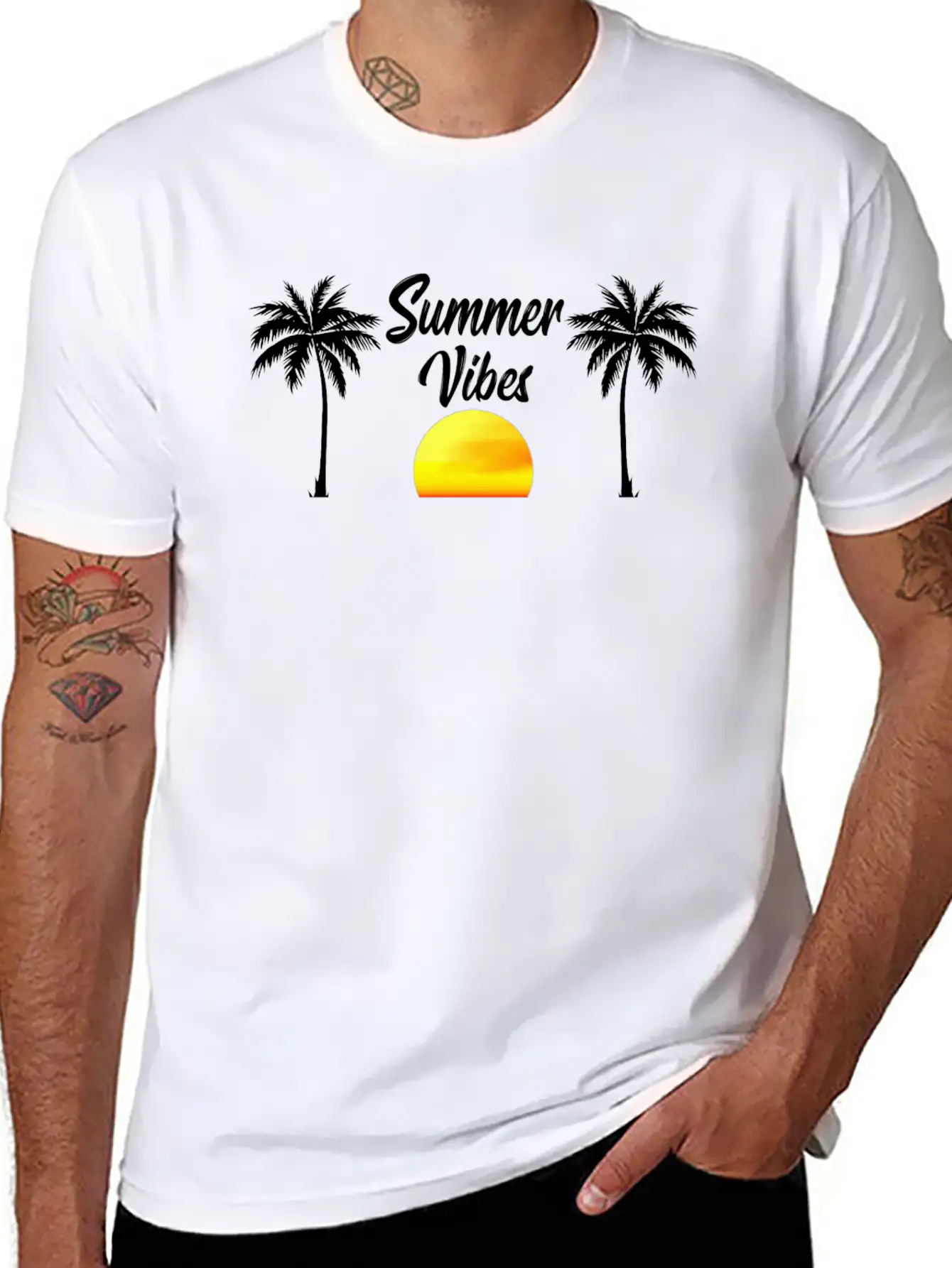 Summer Vibes Soft Cotton Short Sleeve Tee ¨C Unisex Wardrobe Staple