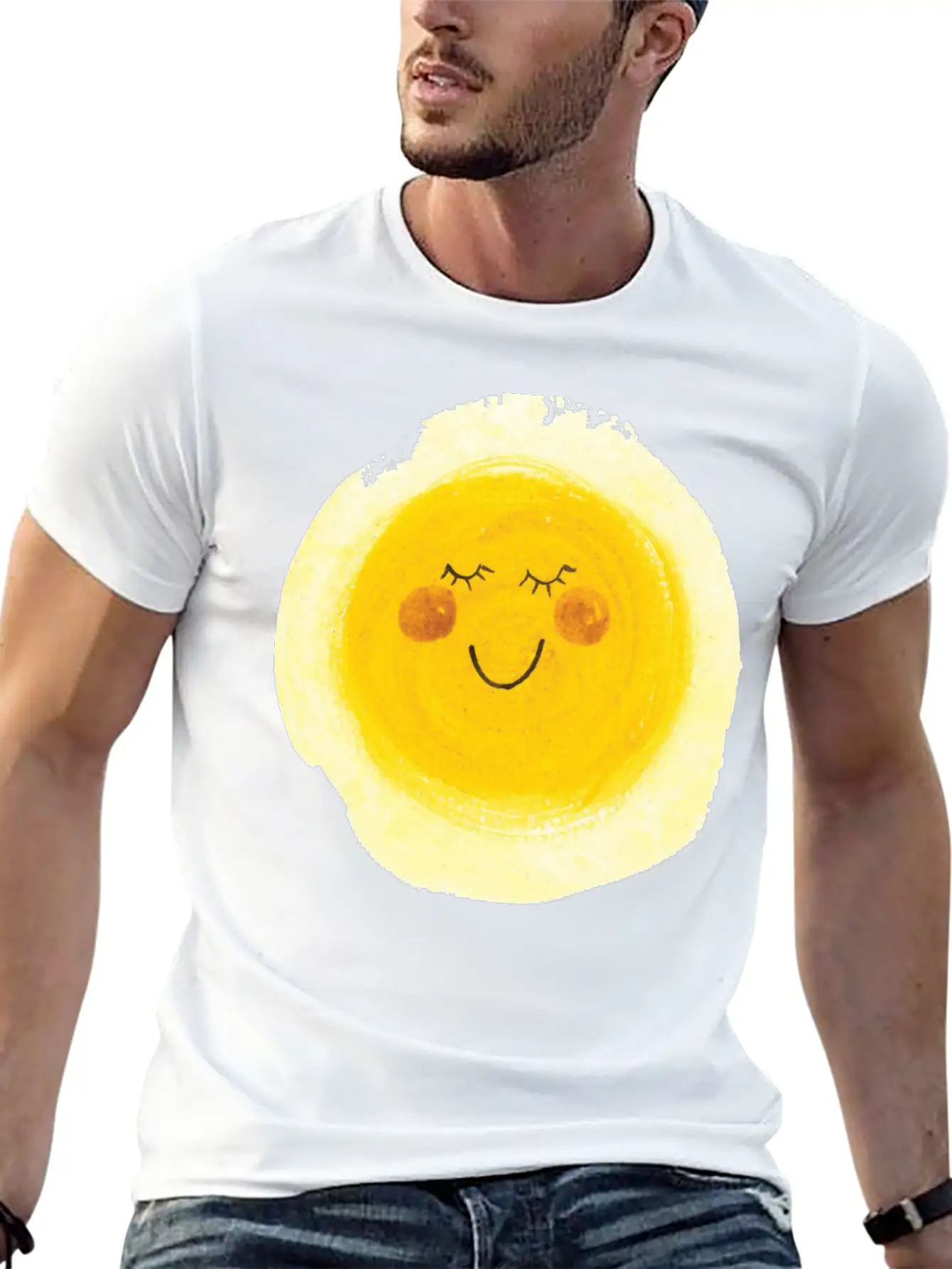 Sun Basic Graphic T-Shirt ¨C Daily Comfort In Soft Cotton