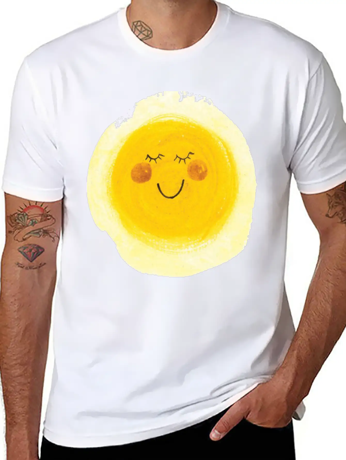 Sun Basic Graphic T-Shirt ¨C Daily Comfort In Soft Cotton