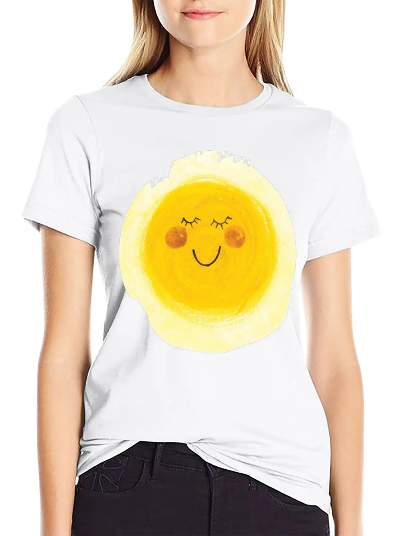 Sun Basic Graphic T-Shirt ¨C Daily Comfort In Soft Cotton
