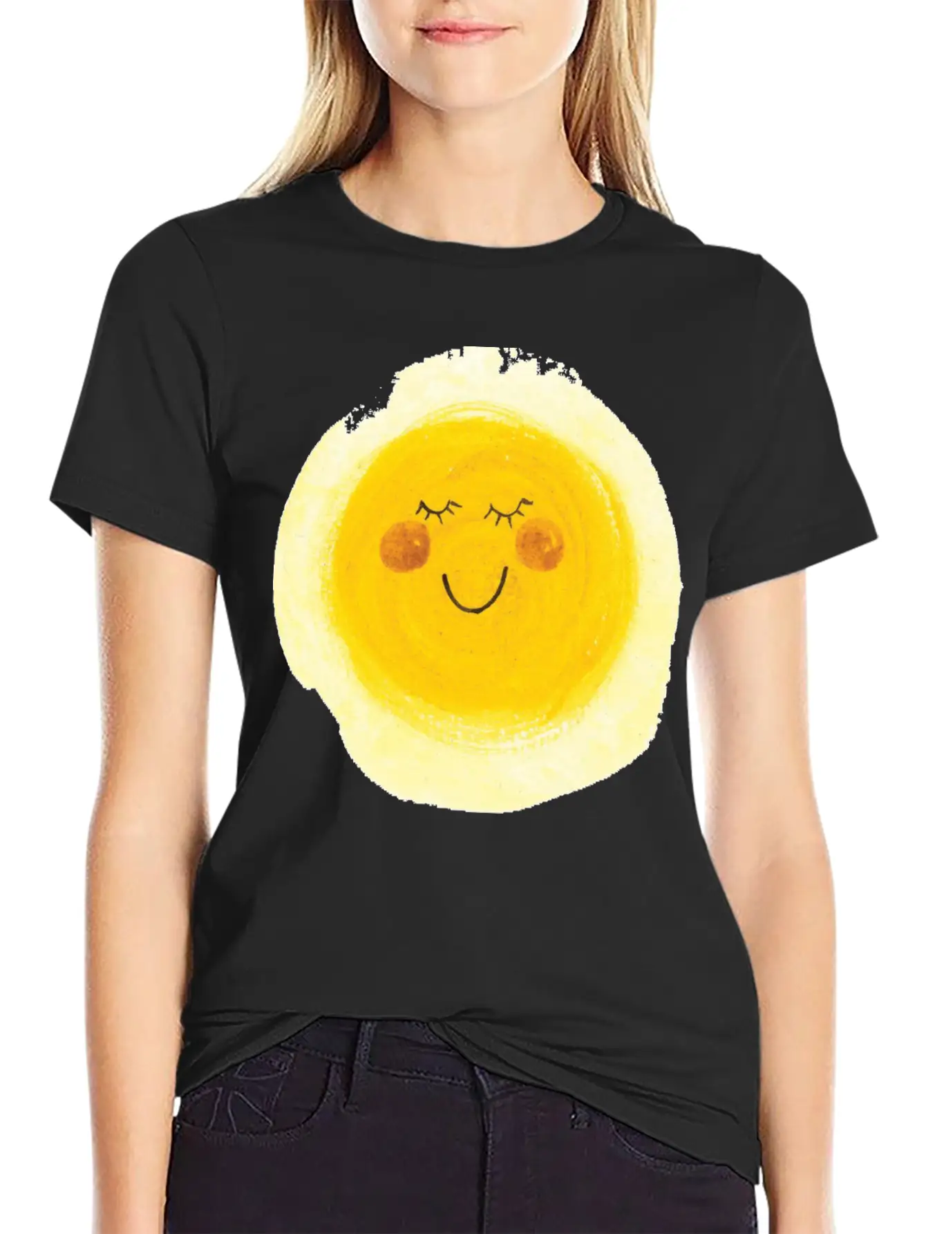 Sun Basic Graphic T-Shirt ¨C Daily Comfort In Soft Cotton