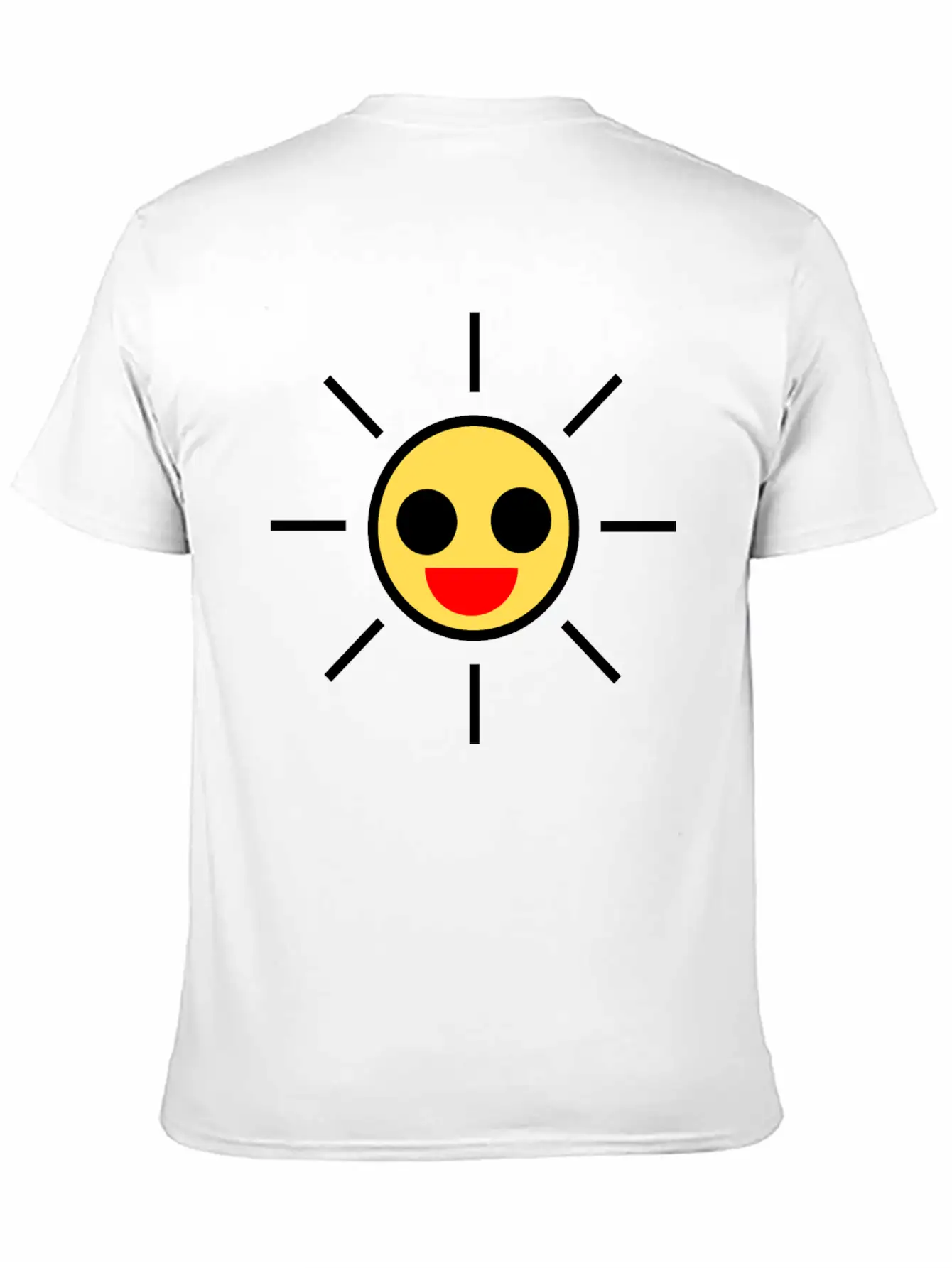 SUN Yellow Basic Graphic T-Shirt ¨C Daily Comfort In Soft Cotton