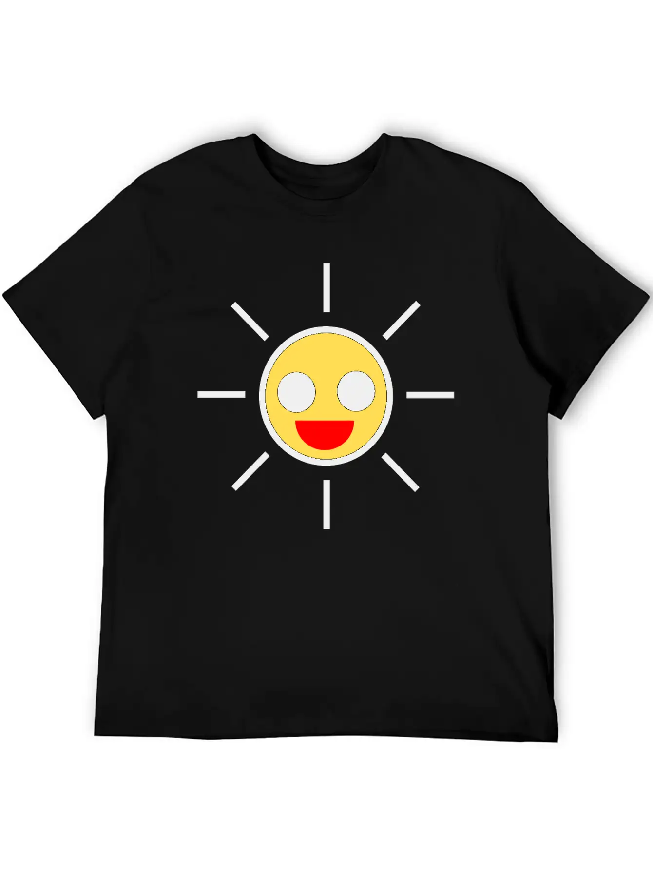 SUN Yellow Basic Graphic T-Shirt ¨C Daily Comfort In Soft Cotton