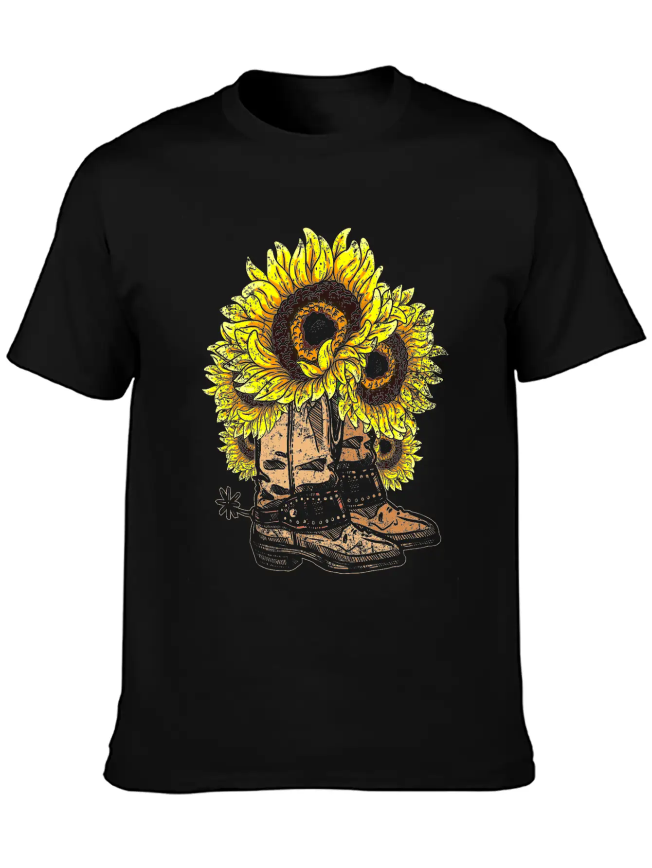 Sunflower Basic Graphic T-Shirt ¨C Daily Comfort In Soft Cotton