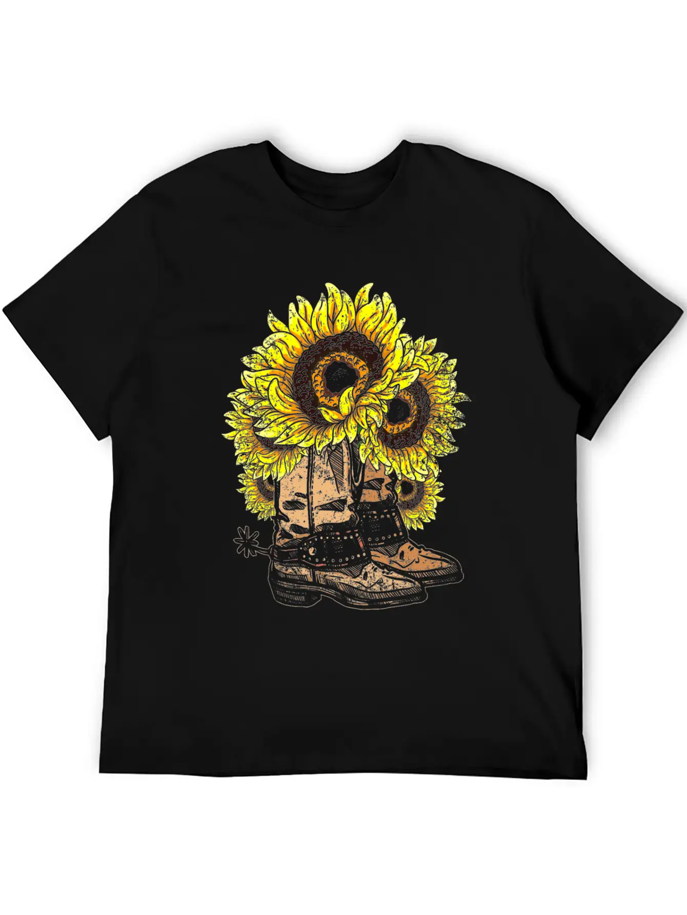 Sunflower Basic Graphic T-Shirt ¨C Daily Comfort In Soft Cotton