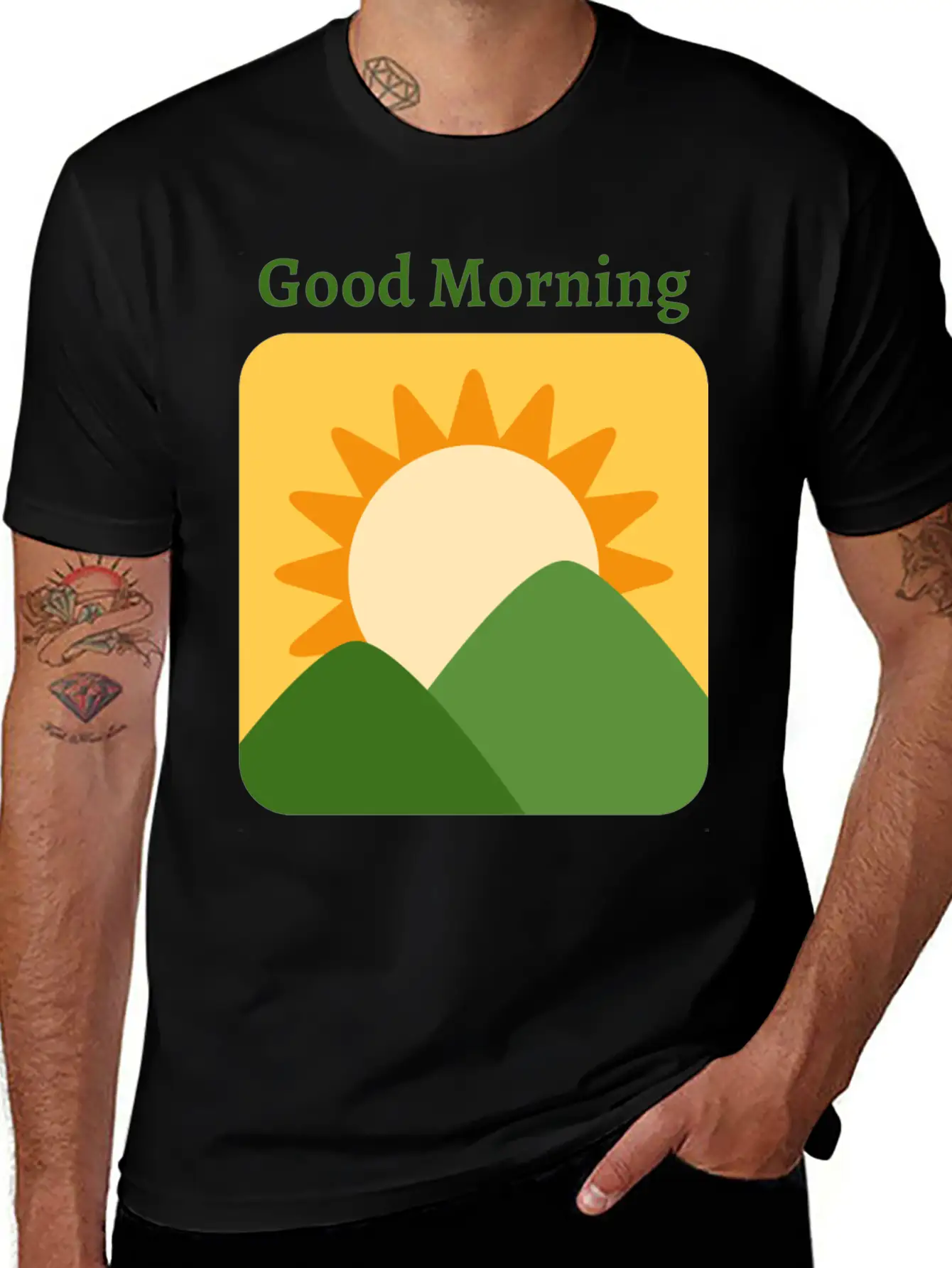 Sunrise Basic Graphic T-Shirt ¨C Daily Comfort In Soft Cotton