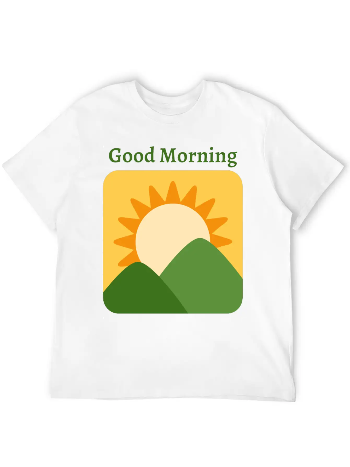 Sunrise Basic Graphic T-Shirt ¨C Daily Comfort In Soft Cotton