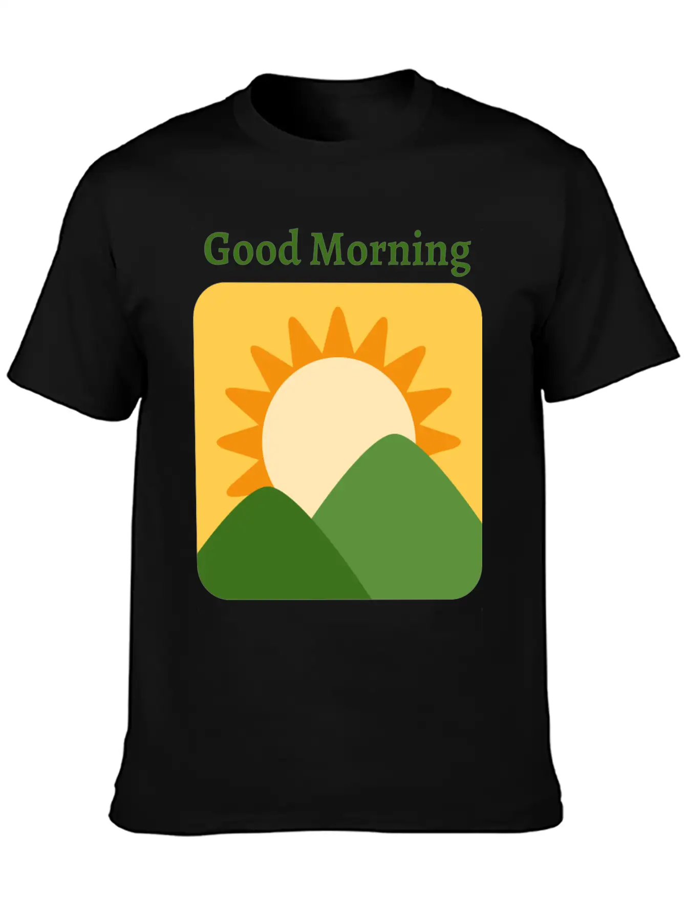 Sunrise Basic Graphic T-Shirt ¨C Daily Comfort In Soft Cotton