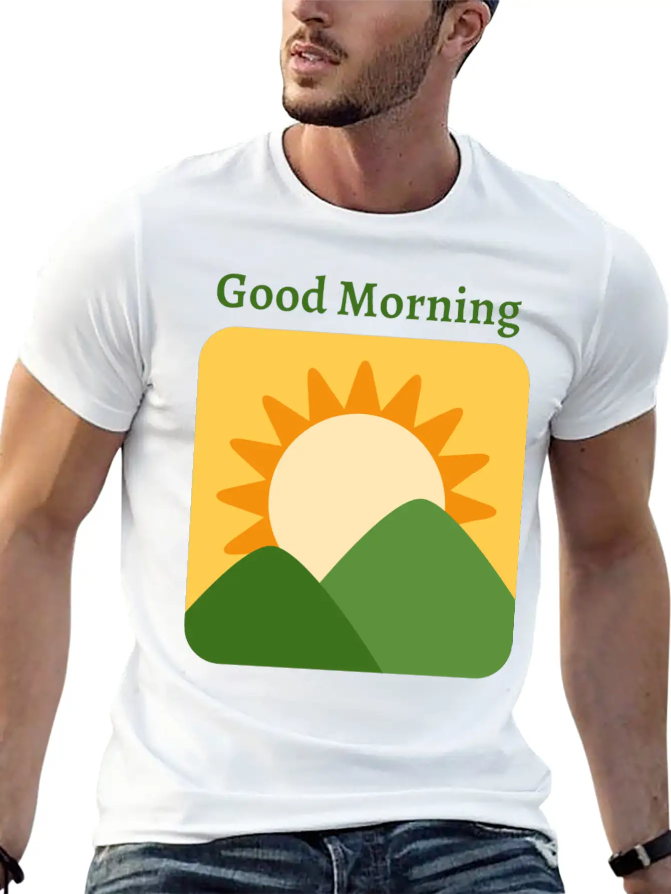 Sunrise Basic Graphic T-Shirt ¨C Daily Comfort In Soft Cotton