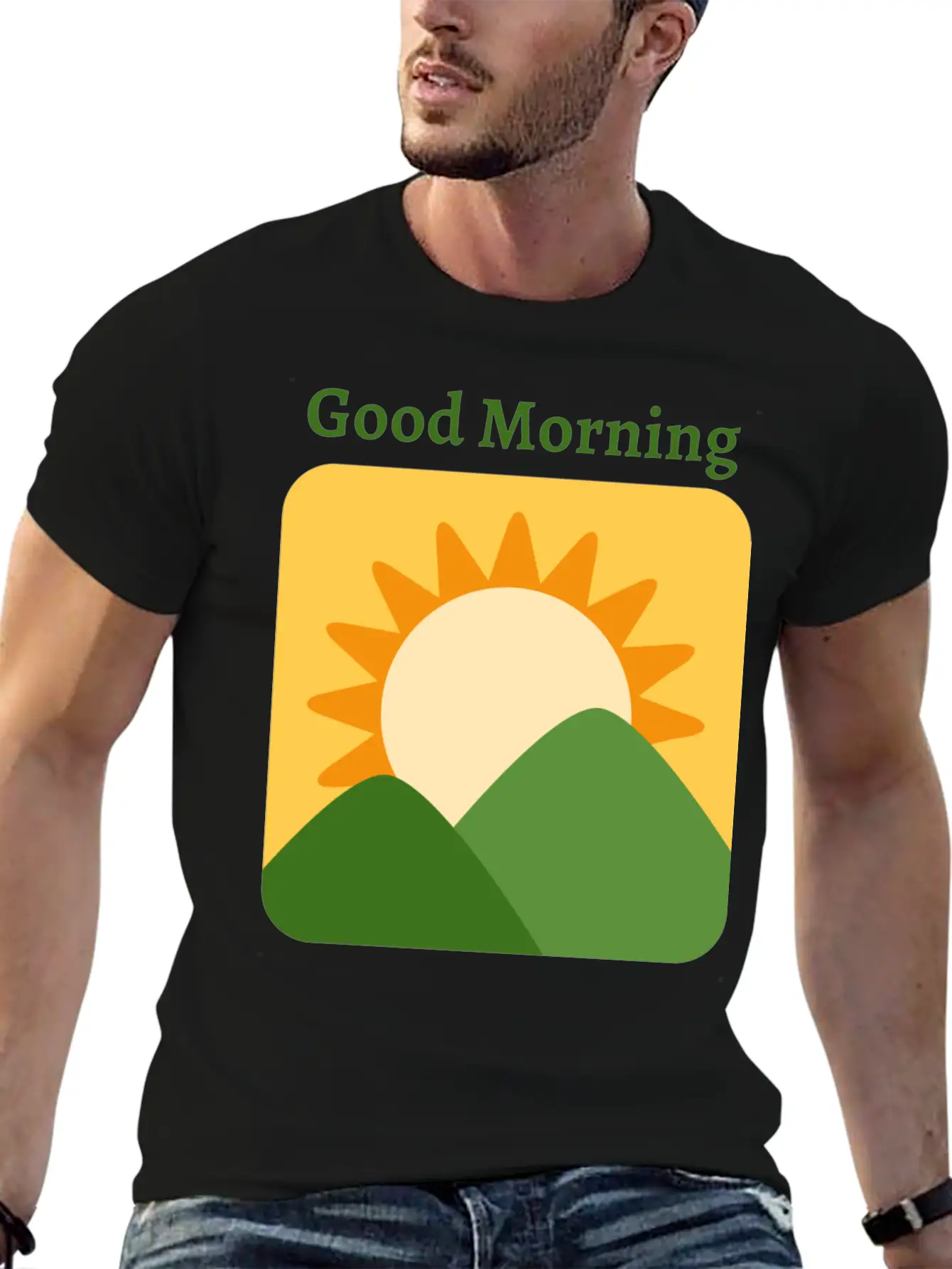 Sunrise Basic Graphic T-Shirt ¨C Daily Comfort In Soft Cotton