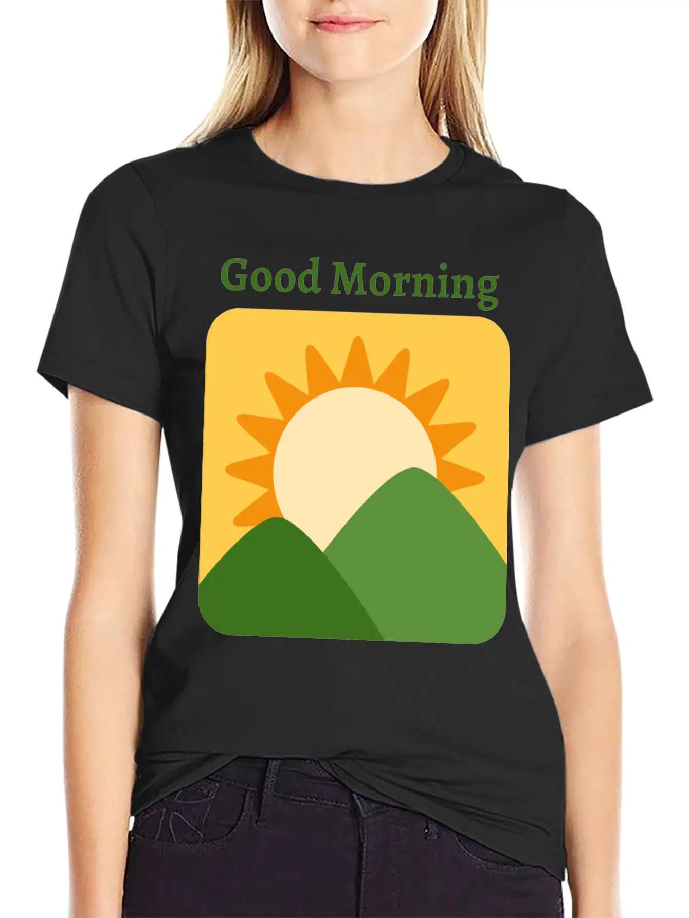 Sunrise Basic Graphic T-Shirt ¨C Daily Comfort In Soft Cotton