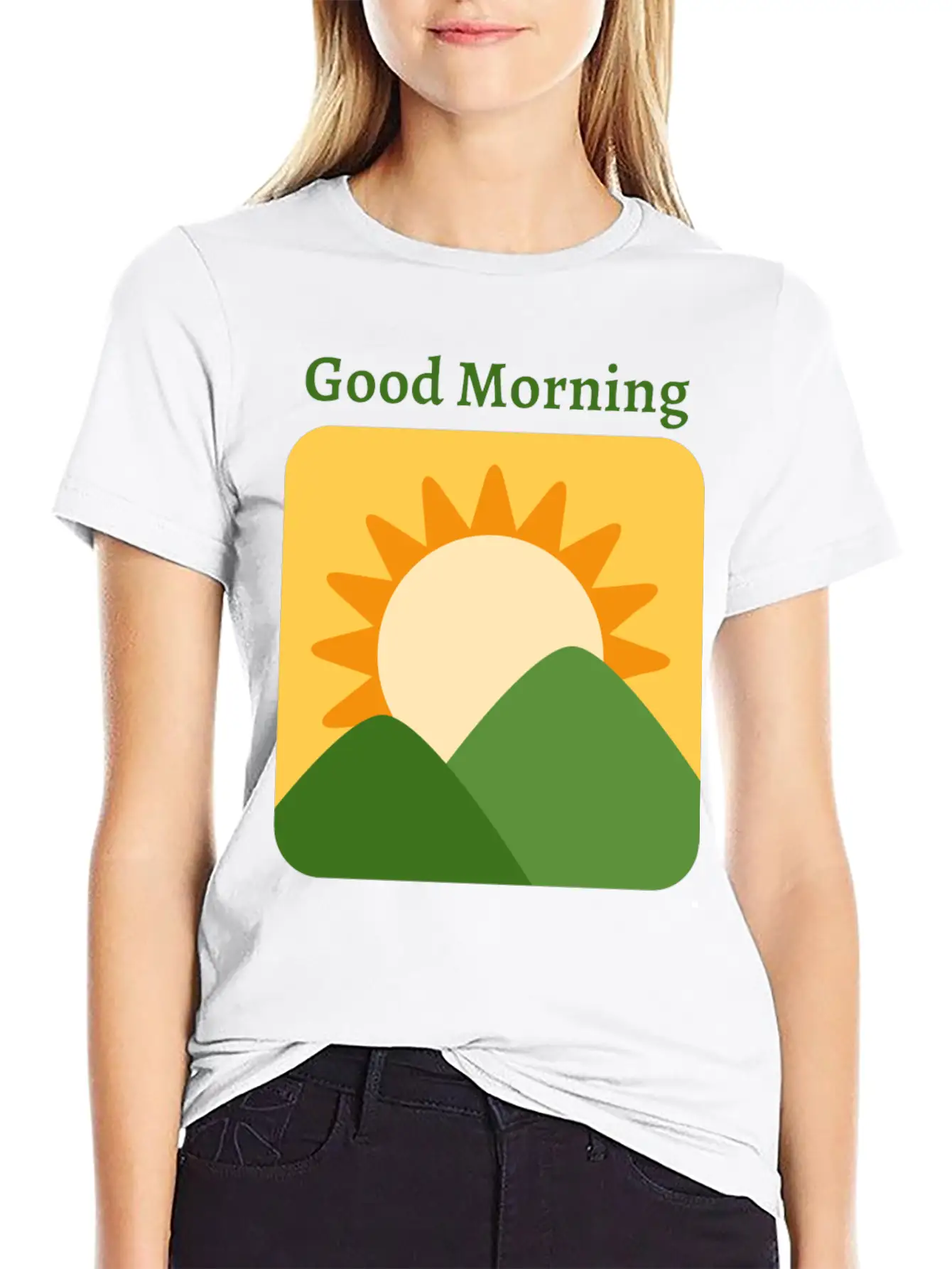 Sunrise Basic Graphic T-Shirt ¨C Daily Comfort In Soft Cotton