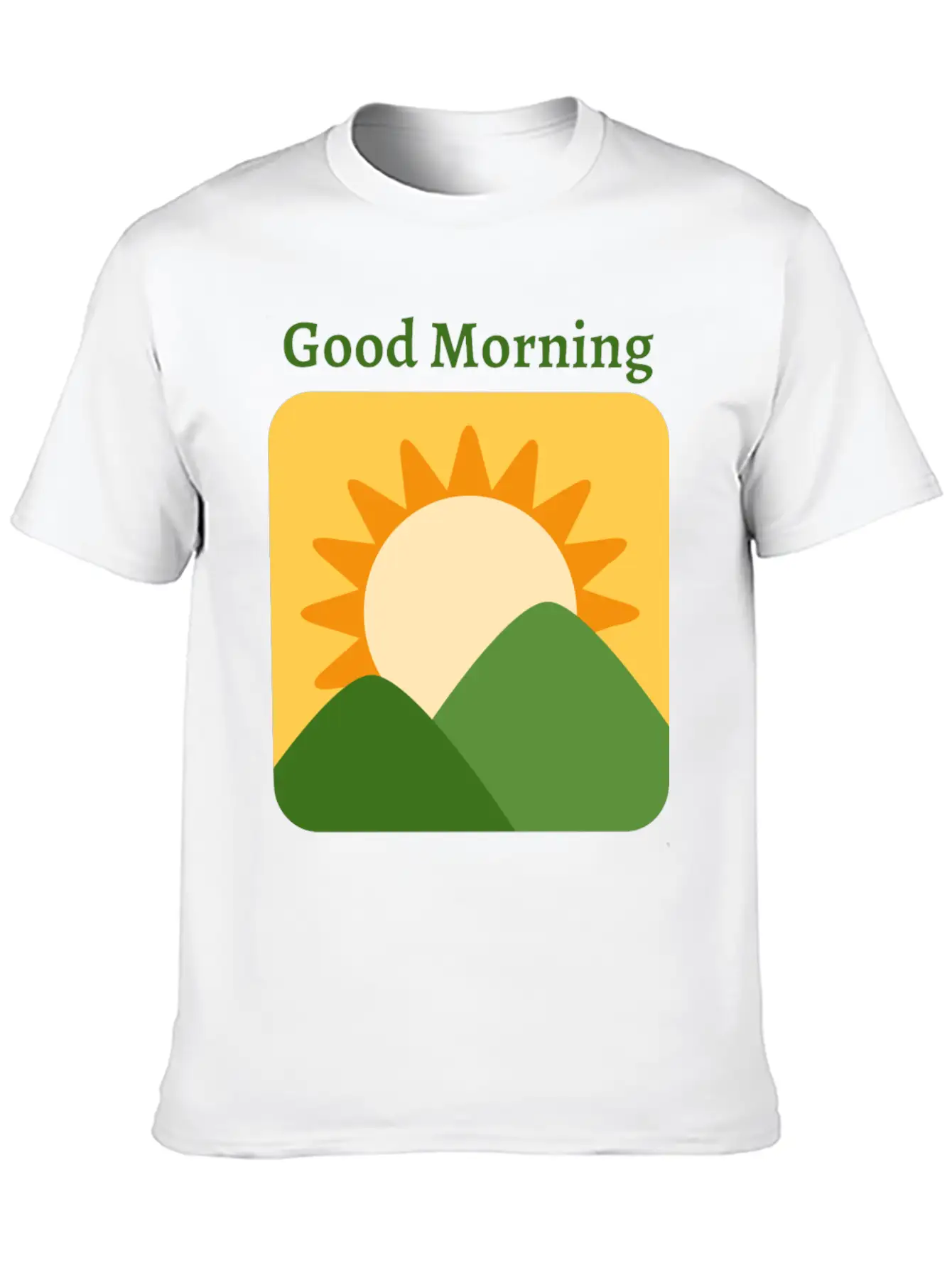 Sunrise Basic Graphic T-Shirt ¨C Daily Comfort In Soft Cotton
