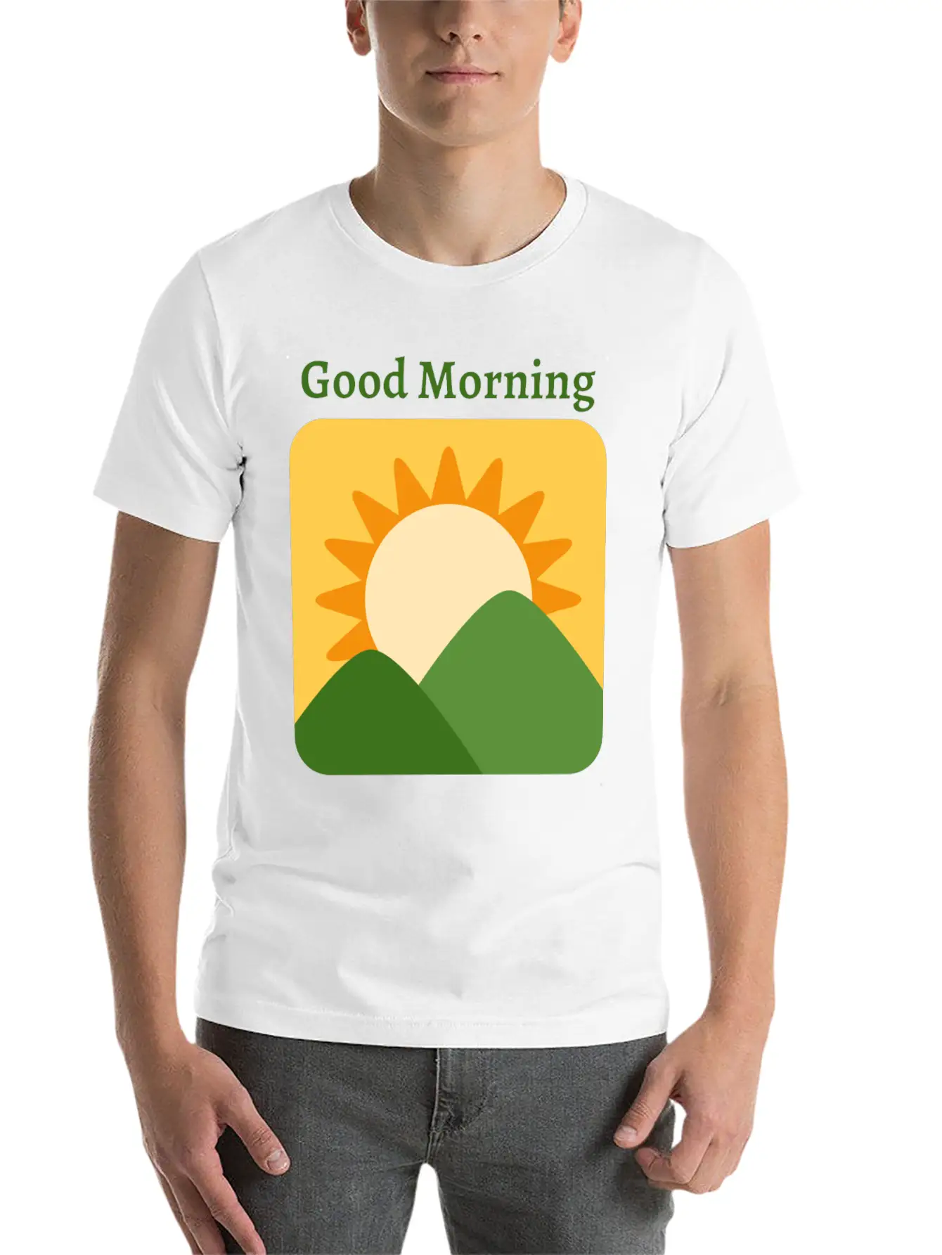 Sunrise Basic Graphic T-Shirt ¨C Daily Comfort In Soft Cotton