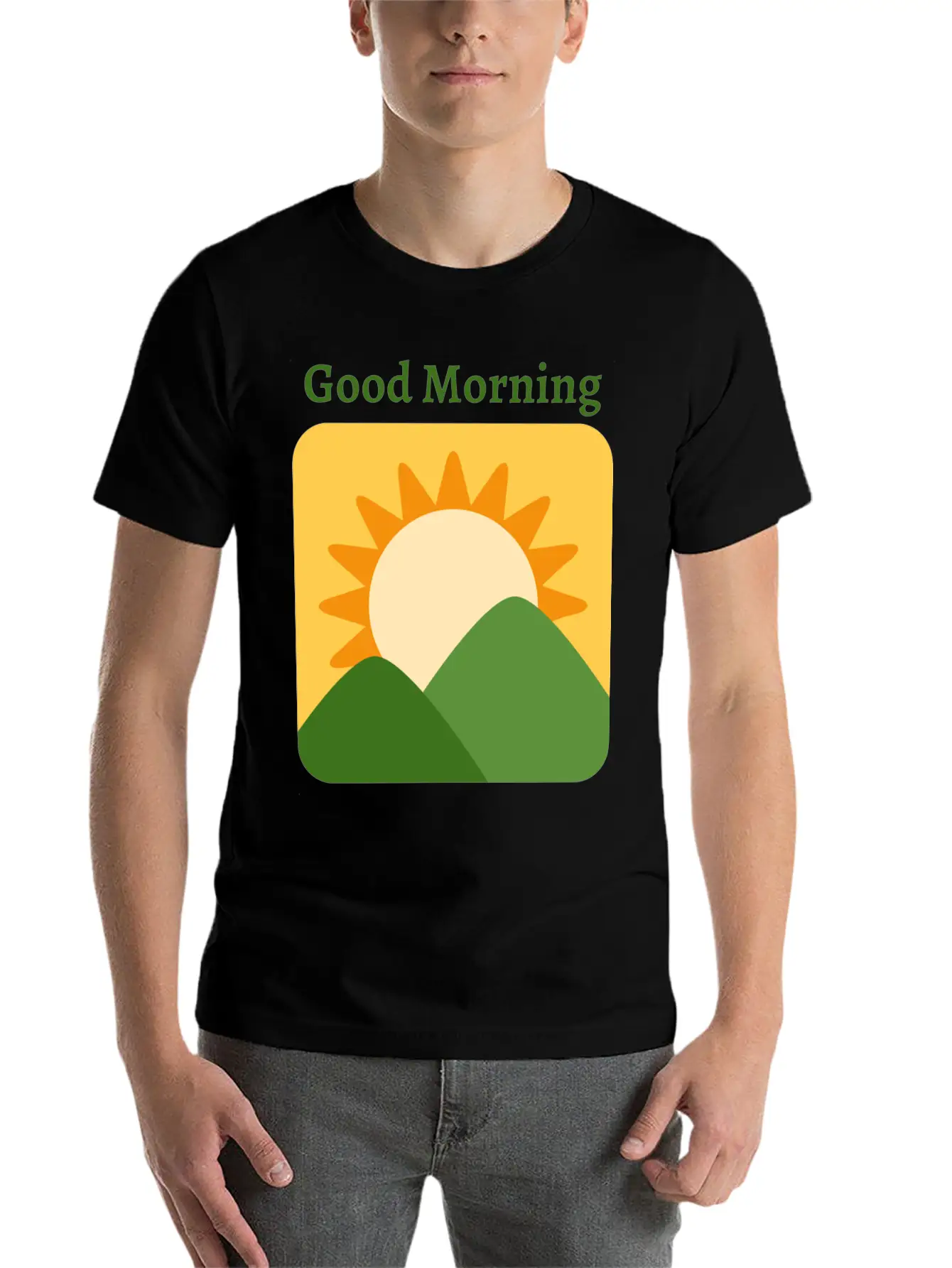 Sunrise Basic Graphic T-Shirt ¨C Daily Comfort In Soft Cotton