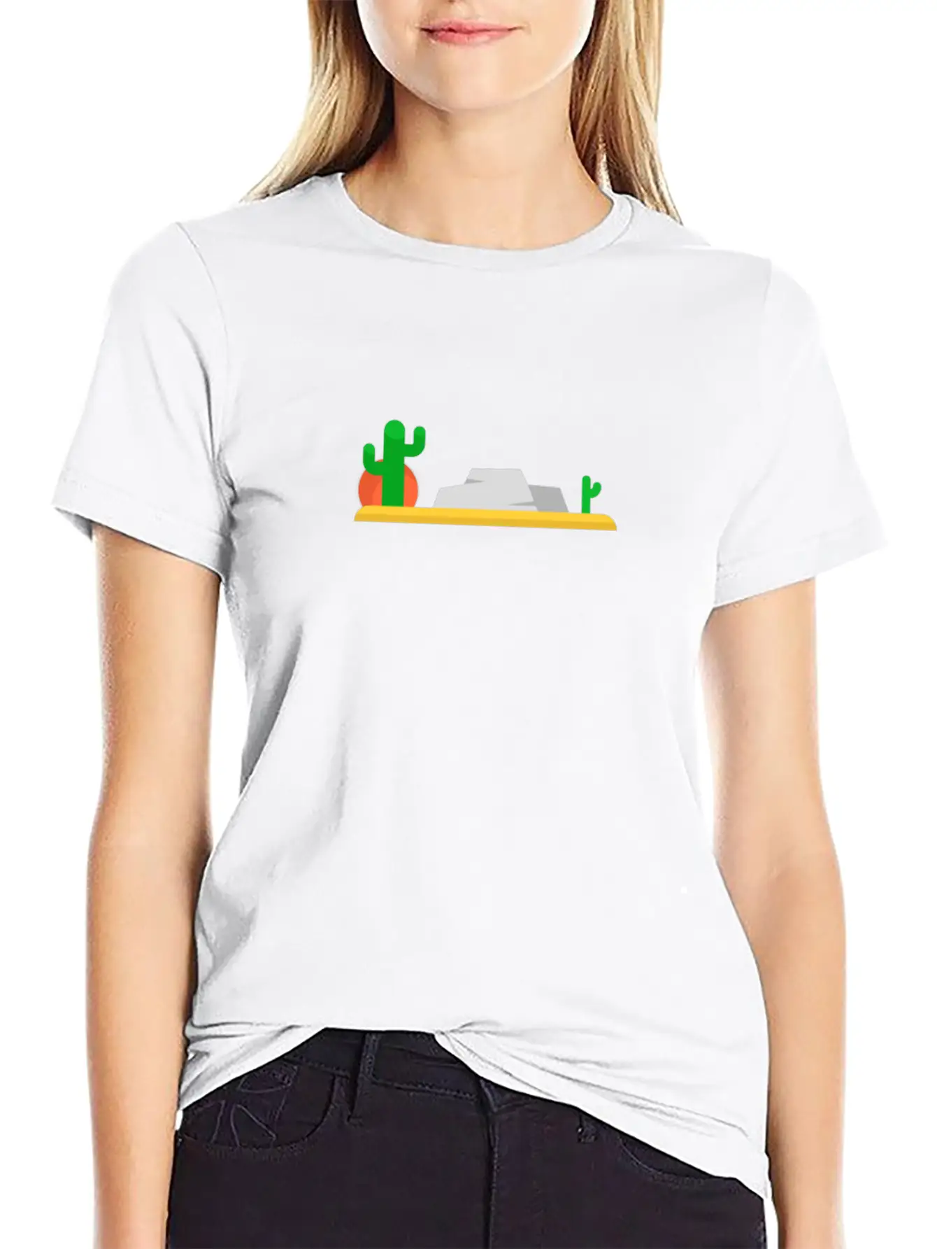 Sunrise Cactus Succulent Spiny Pun Plant Cactus Essential Cotton Tee For Daily Outfits ¨C Unisex Style
