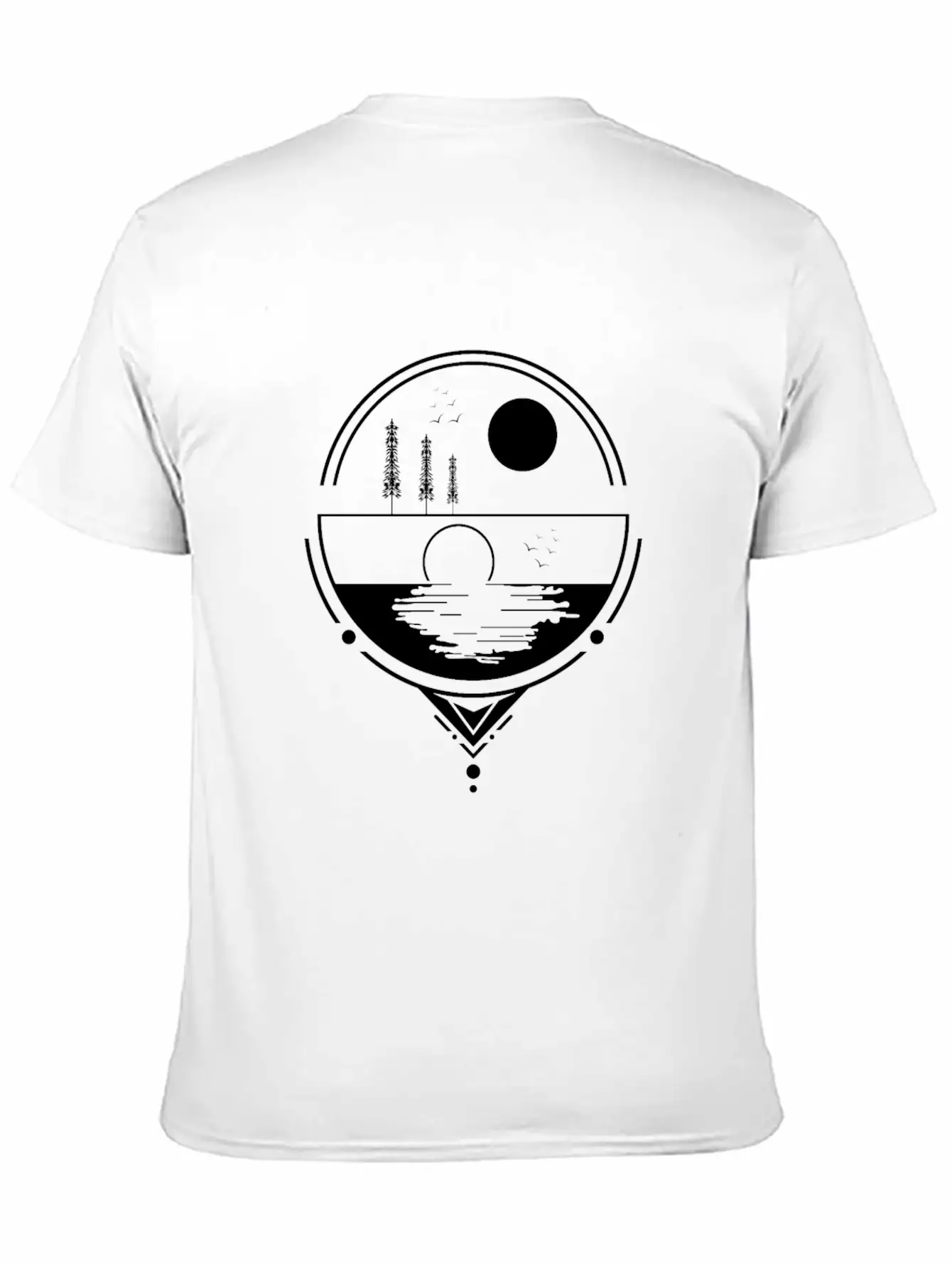 Sunrise SunsetSunset Design Essential Cotton Tee For Daily Outfits ¨C Unisex Style