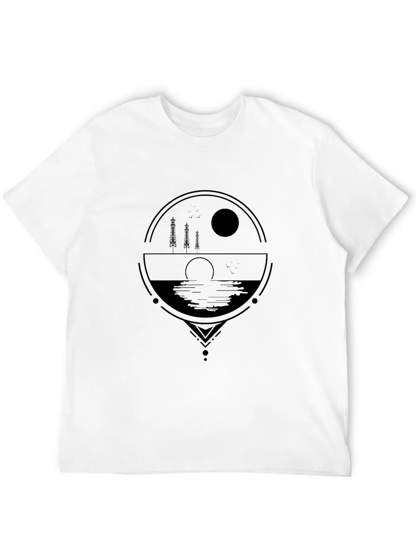 Sunrise SunsetSunset Design Essential Cotton Tee For Daily Outfits ¨C Unisex Style