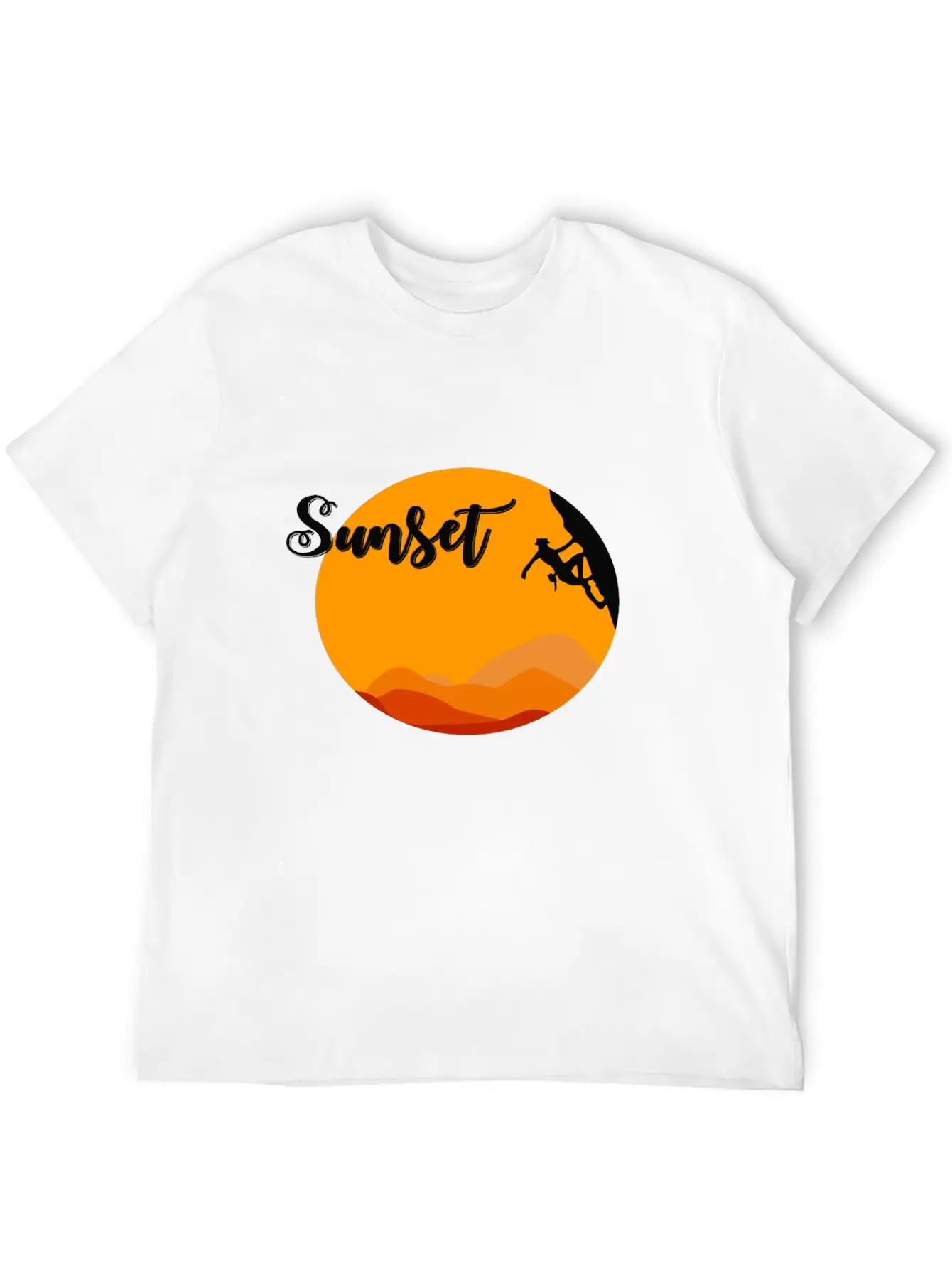 Sunset Climbing Soft Cotton Short Sleeve Tee ¨C Unisex Wardrobe Staple