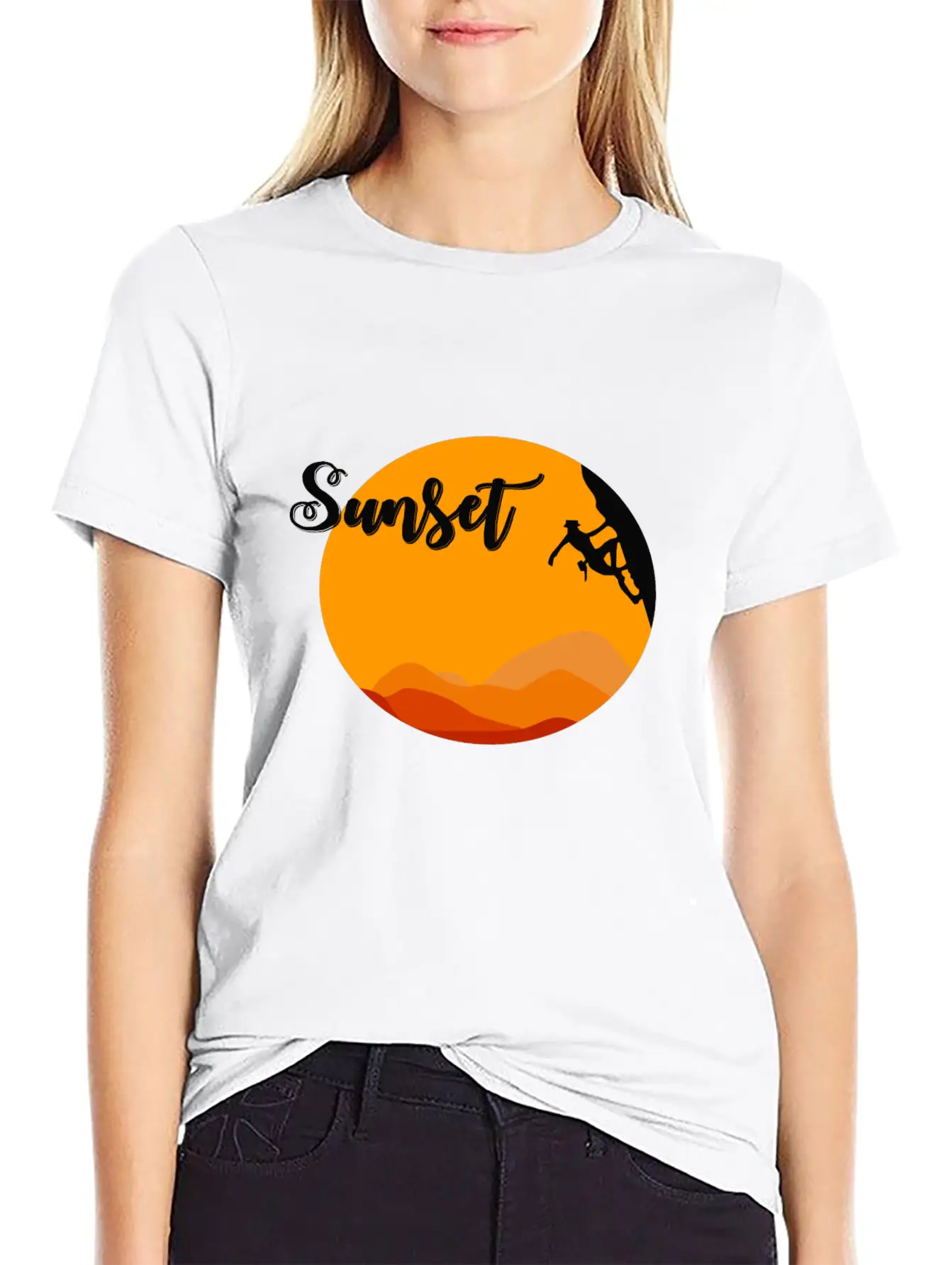 Sunset Climbing Soft Cotton Short Sleeve Tee ¨C Unisex Wardrobe Staple