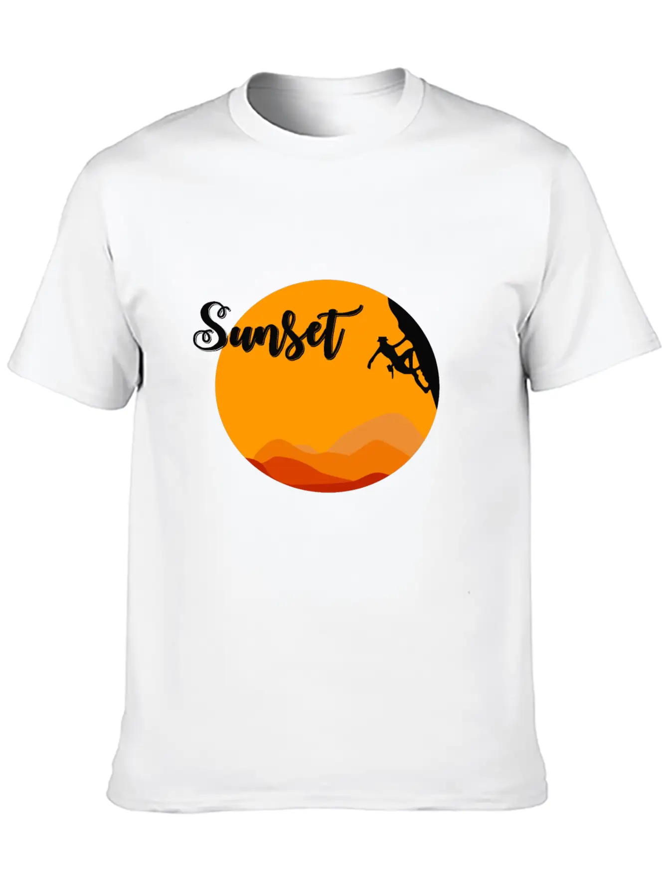 Sunset Climbing Soft Cotton Short Sleeve Tee ¨C Unisex Wardrobe Staple