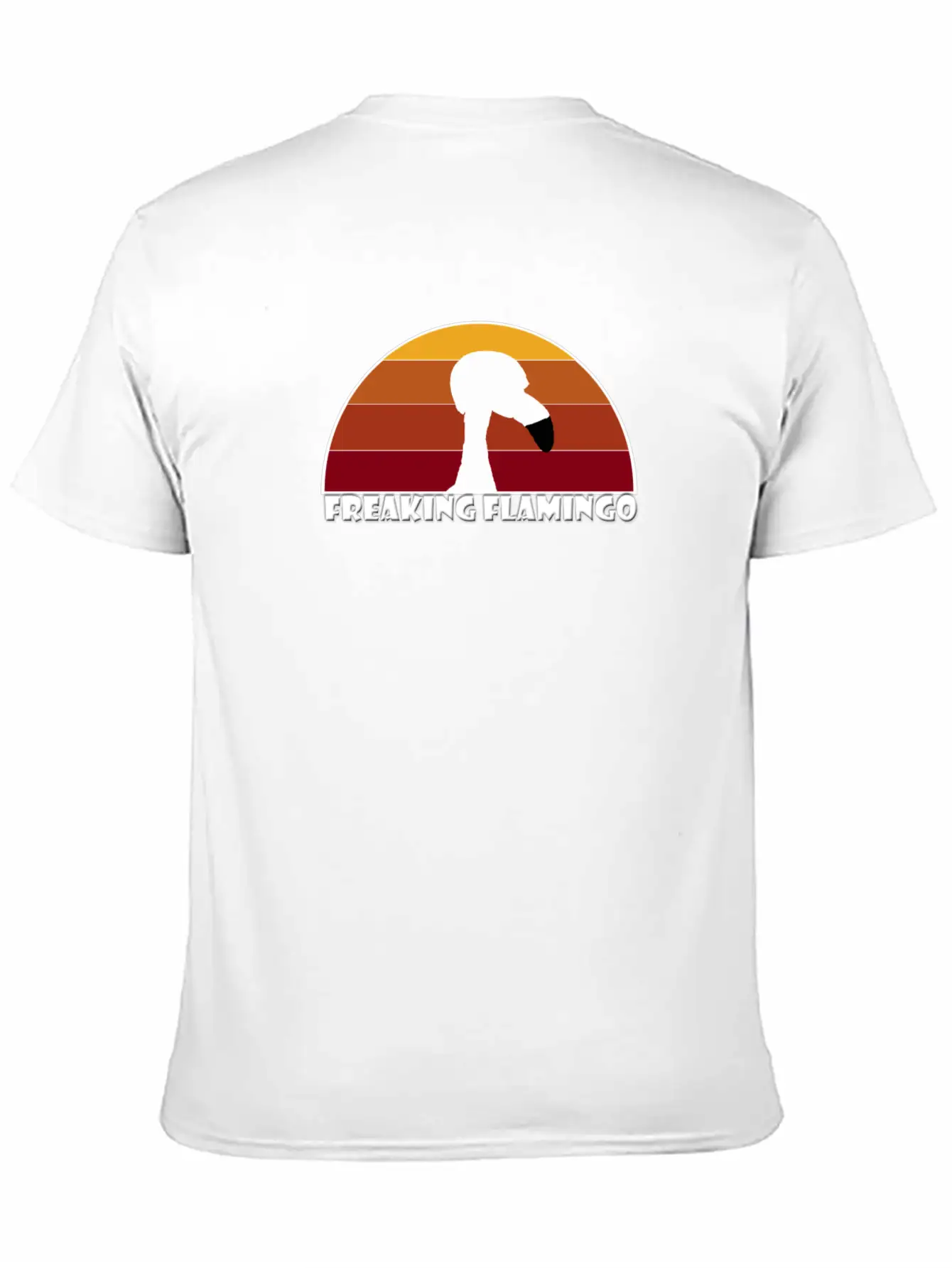 Sunset Flamingo Soft Cotton Short Sleeve Tee ¨C Unisex Wardrobe Staple