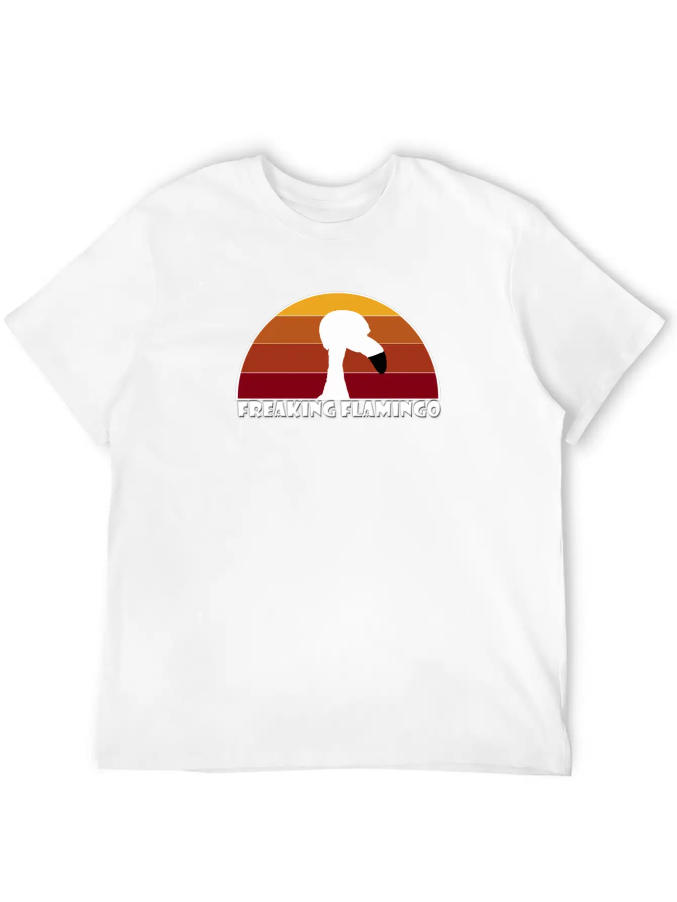 Sunset Flamingo Soft Cotton Short Sleeve Tee ¨C Unisex Wardrobe Staple