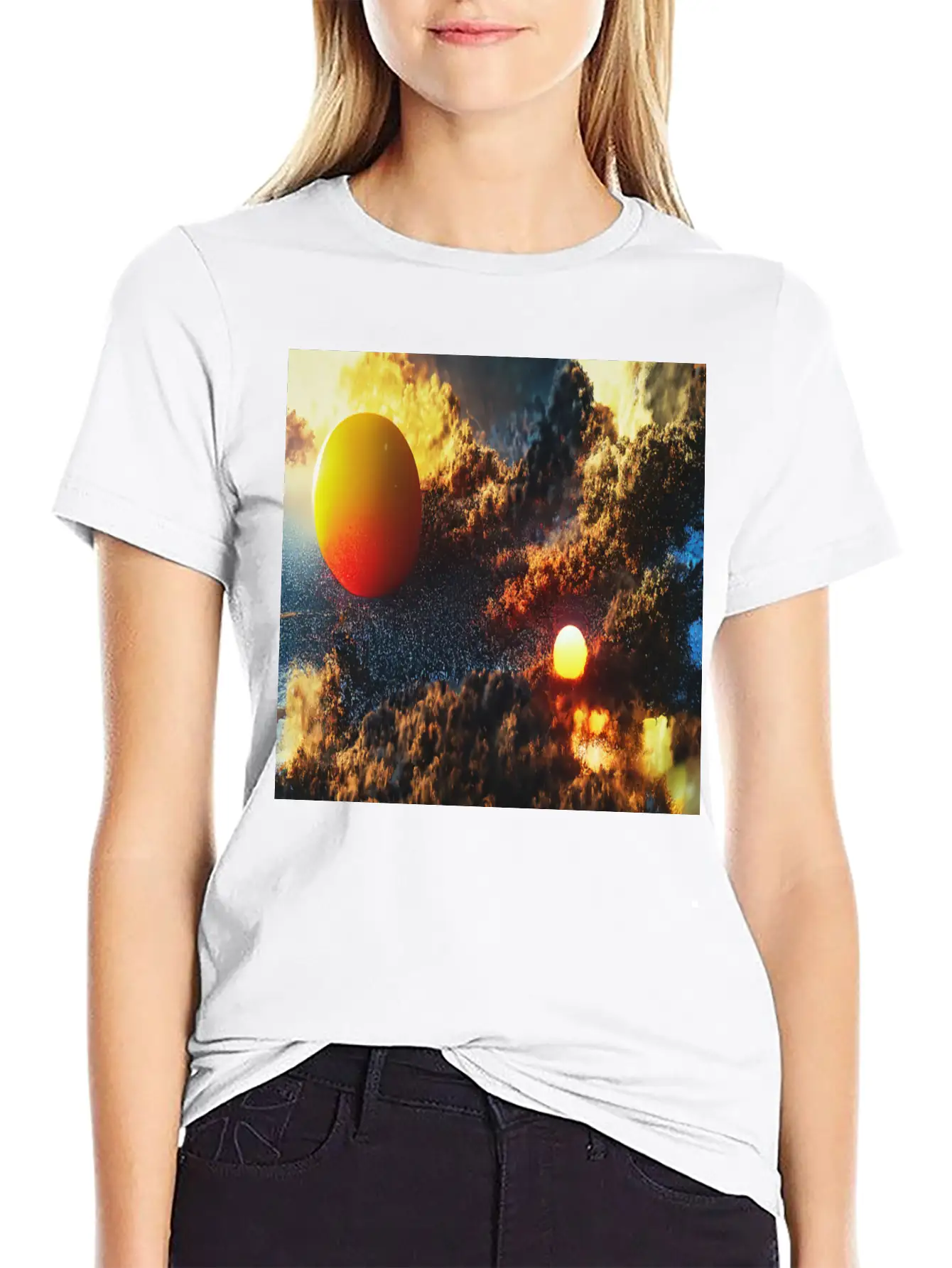 Sunset Soft Cotton Short Sleeve Tee ¨C Unisex Wardrobe Staple